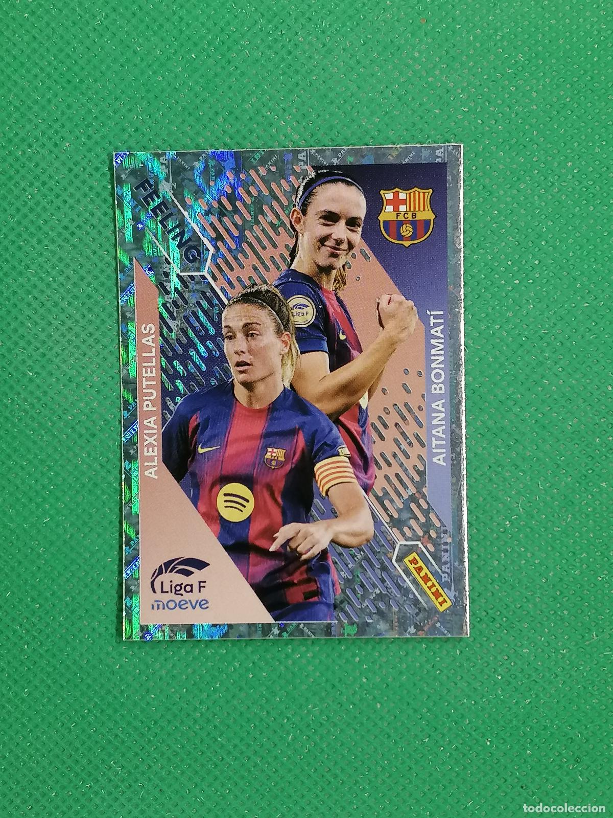 Figurine di Calcio: 364 AITANA BONMATI ALEXIA PUTELLAS BARCELONA FEELING ⚽ PANINI LIGA FEMENINA F 25 26 2025 2026 ⚽