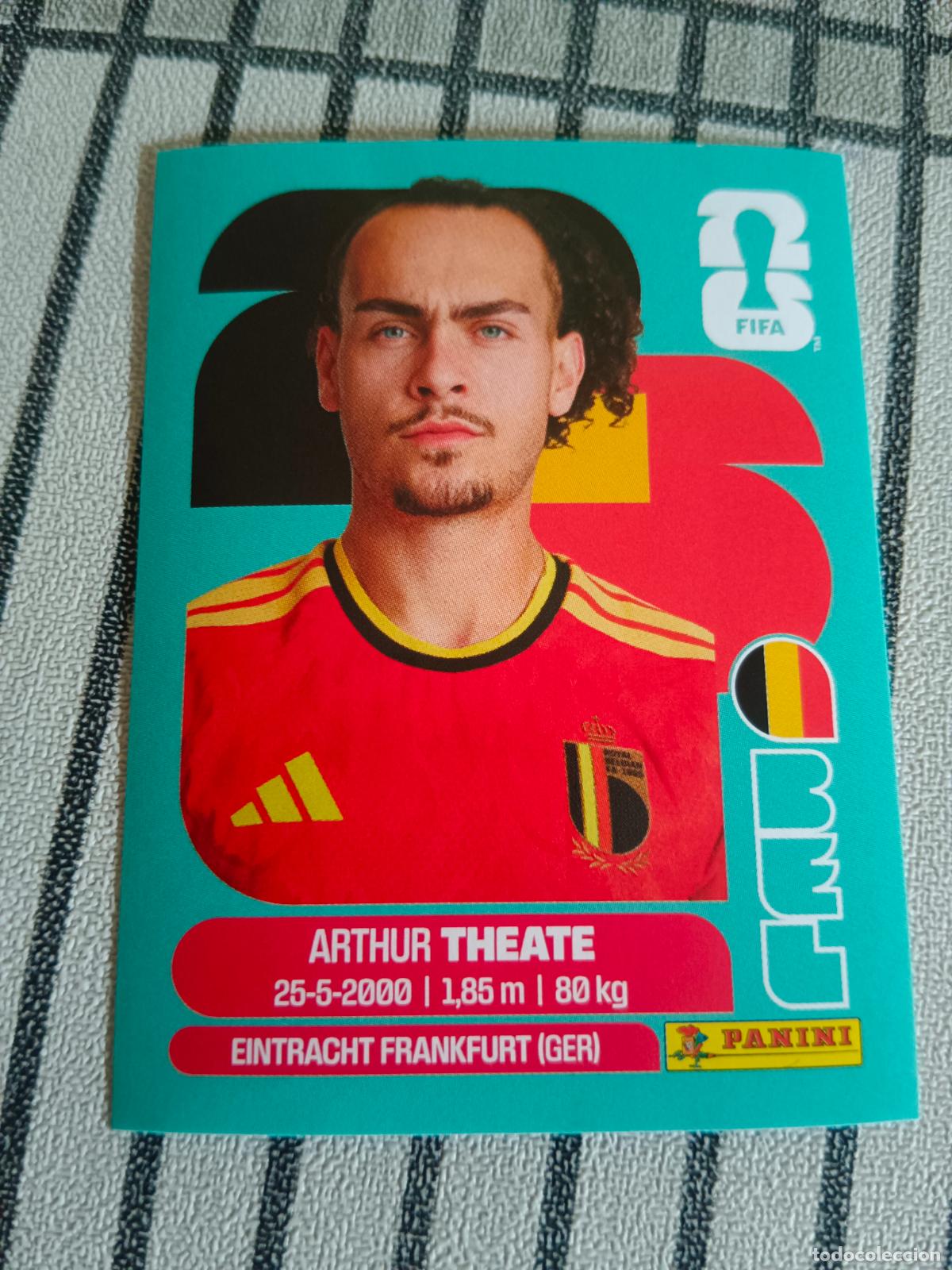 Cromos de F&uacute;tbol: MUNDIAL 2026 ESTADOS UNIDOS USA MEXICO MEJICO CANADA BEL 3 BEL3 ARTHUR THEATE BELGICA FIFA