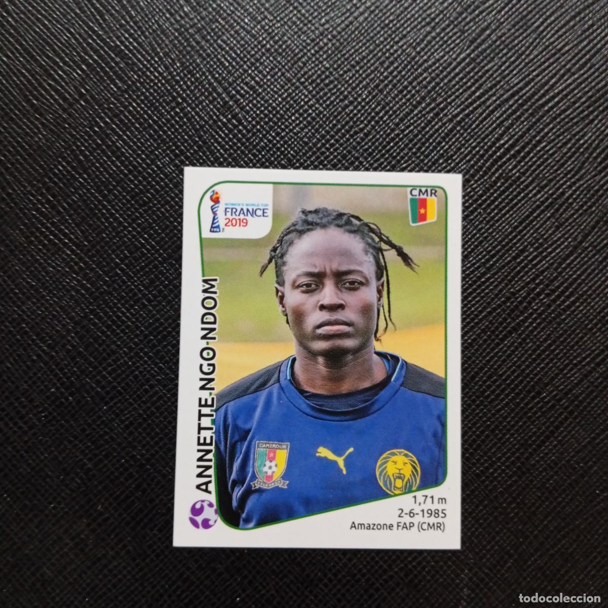 Cromos de F&uacute;tbol: 349 ANNETTE NGO NDOM CAMERUN PANINI FEMENINO WOMEN&acute;S MUNDIAL 2019 FRANCIA 19 - SIN PEGAR - A74 PG60