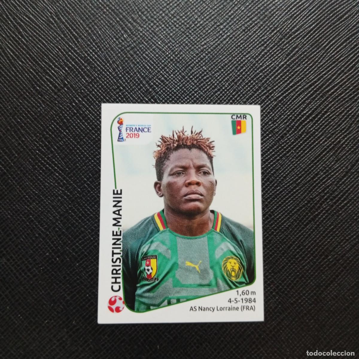 Cromos de F&uacute;tbol: 350 CHRISTINE MANIE CAMERUN PANINI FEMENINO WOMEN&acute;S MUNDIAL 2019 FRANCIA 19 - SIN PEGAR - A74 PG60
