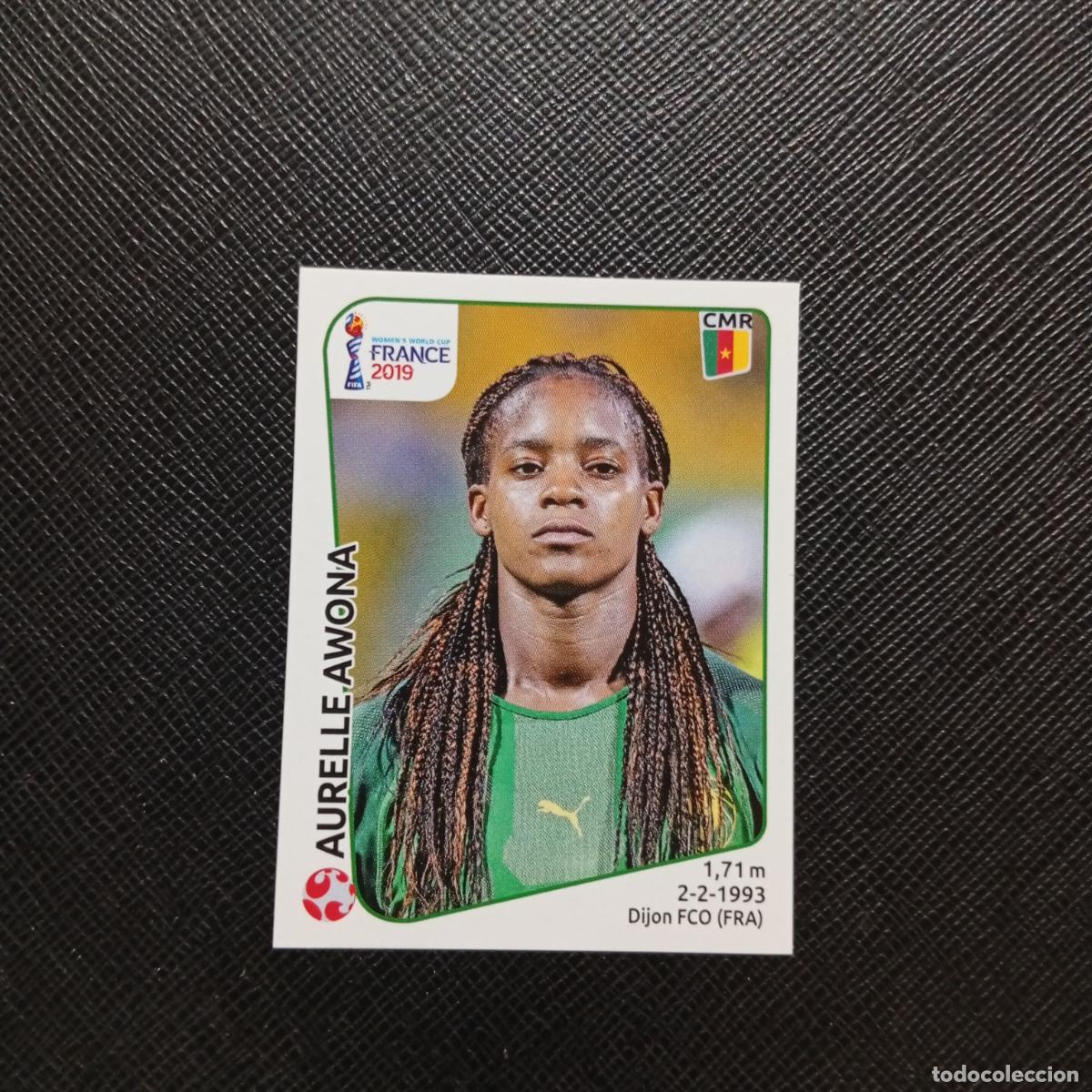 Cromos de F&uacute;tbol: 351 AURELLE AWONA CAMERUN PANINI FEMENINO WOMEN&acute;S MUNDIAL 2019 FRANCIA 19 - SIN PEGAR - A74 PG60