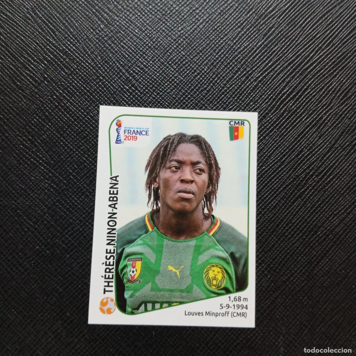 Cromos de F&uacute;tbol: 356 NINON ABENA CAMERUN PANINI FEMENINO WOMEN&acute;S MUNDIAL 2019 FRANCIA 19 - SIN PEGAR - A74 PG60