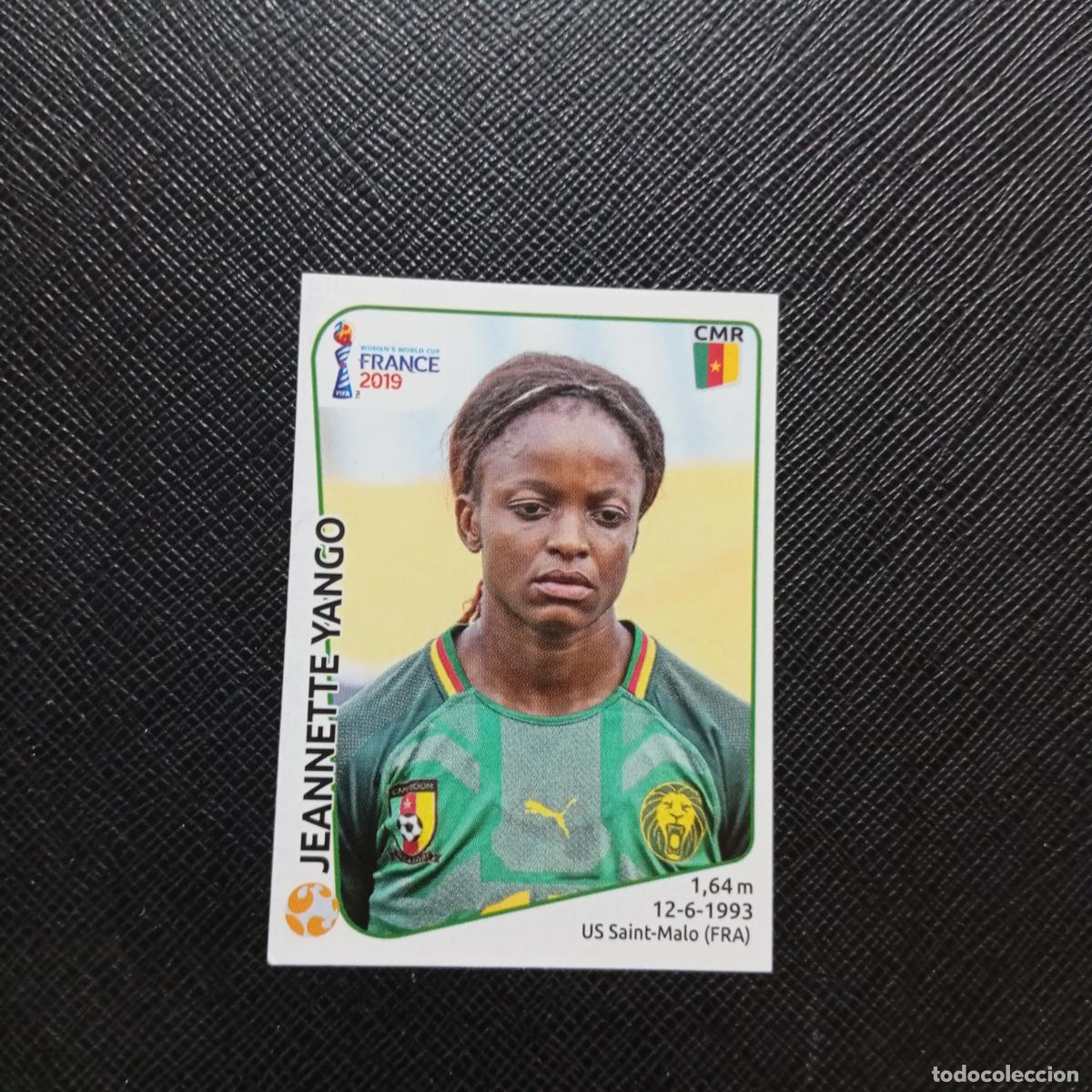 Cromos de F&uacute;tbol: 357 NANNAETTE YANGO CAMERUN PANINI FEMENINO WOMEN&acute;S MUNDIAL 2019 FRANCIA 19 - SIN PEGAR - A74 PG60