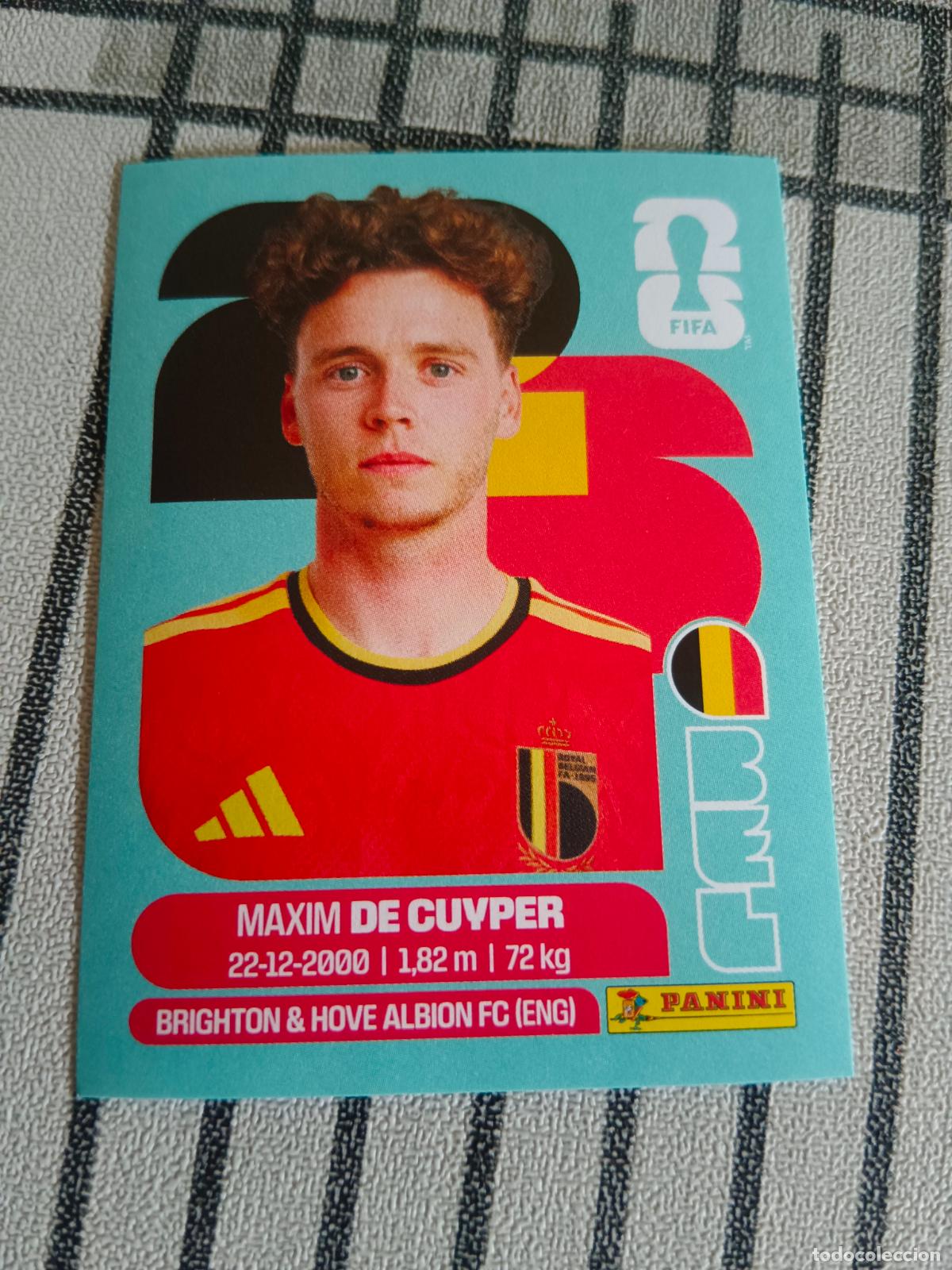 Cromos de F&uacute;tbol: MUNDIAL 2026 ESTADOS UNIDOS USA MEXICO MEJICO CANADA BEL 7 BEL7 DE CUYPER BELGICA FIFA