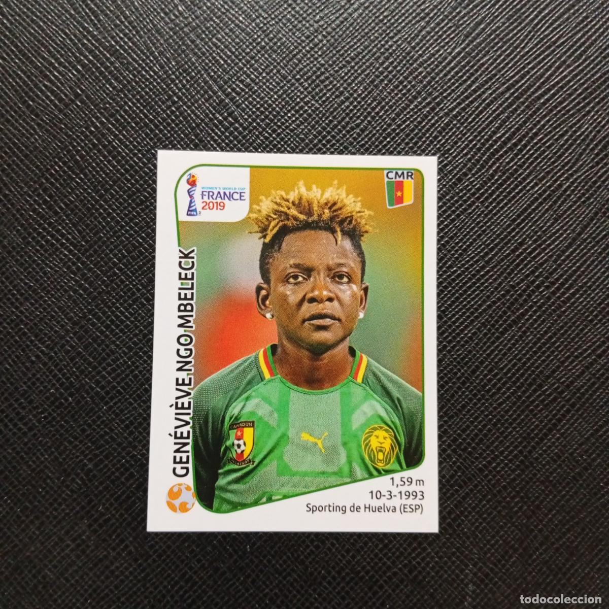 Cromos de F&uacute;tbol: 359 NGO MBELECK CAMERUN PANINI FEMENINO WOMEN&acute;S MUNDIAL 2019 FRANCIA 19 - SIN PEGAR - A74 PG60