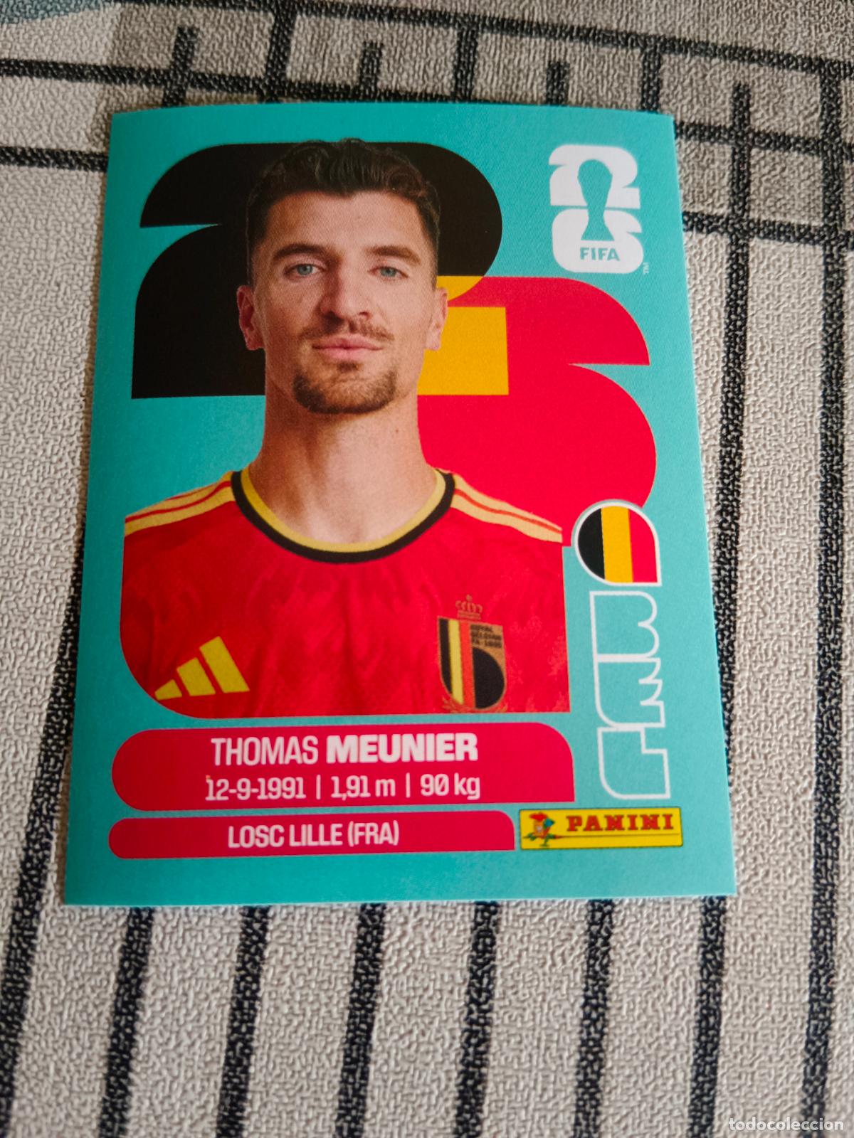 Cromos de F&uacute;tbol: MUNDIAL 2026 ESTADOS UNIDOS USA MEXICO MEJICO CANADA BEL 8 BEL8 THOMAS MEUNIER BELGICA FIFA