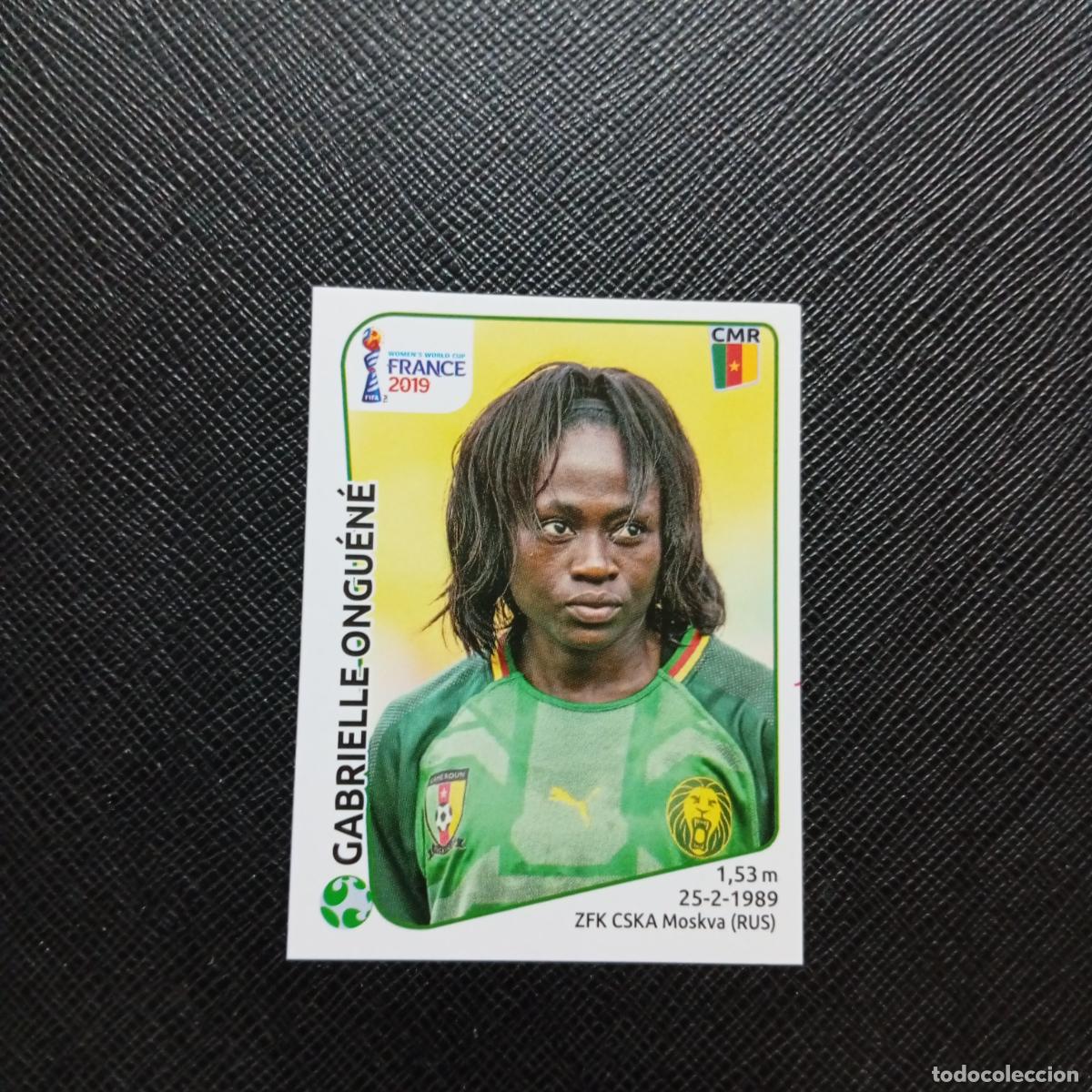 Cromos de F&uacute;tbol: 363 GABRIELLE ONGUENE CAMERUN PANINI FEMENINO WOMEN&acute;S MUNDIAL 2019 FRANCIA 19 - SIN PEGAR - A74 PG61