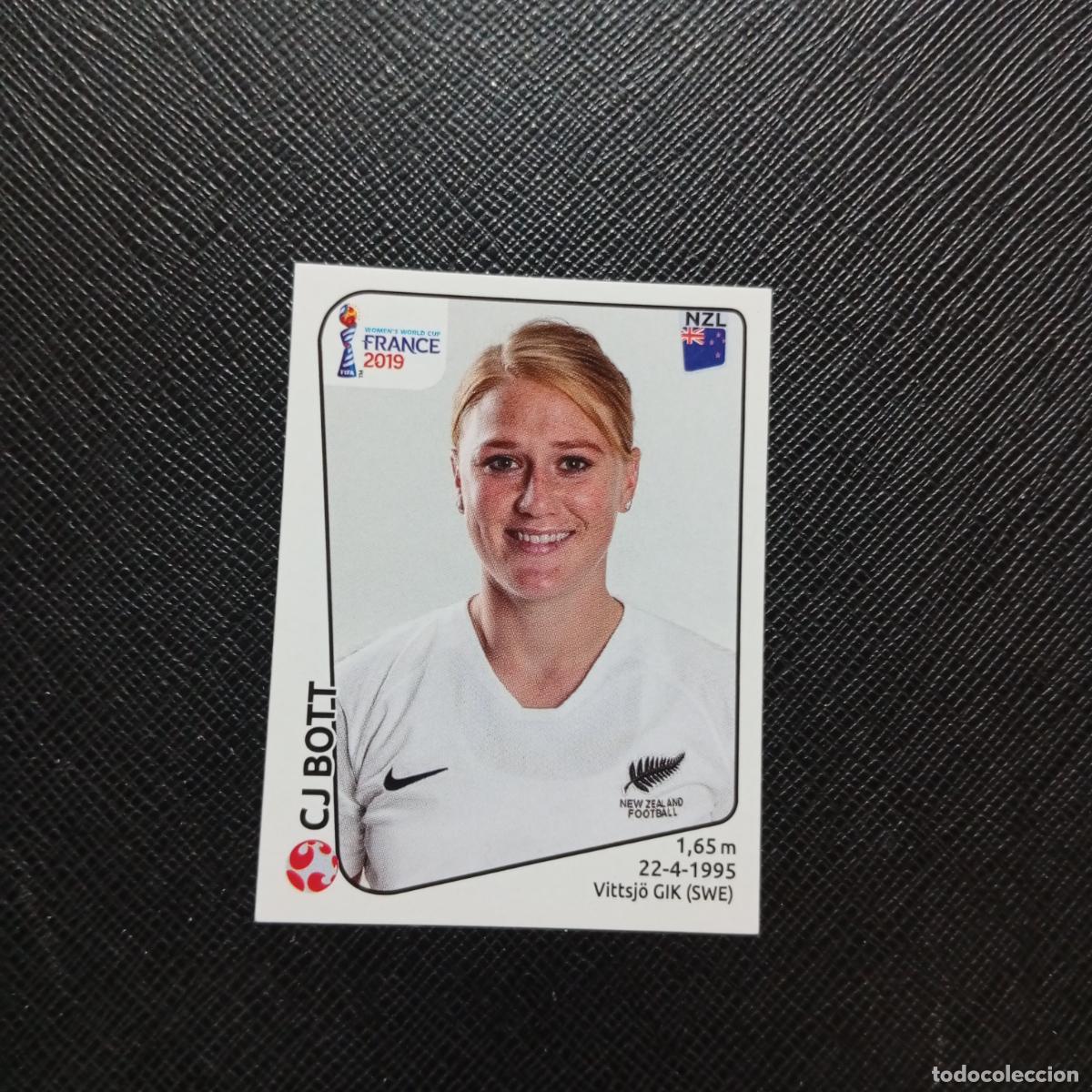Cromos de f&uacute;tbol: 372 CJ BOTT NUEVA ZELANDA PANINI FEMENINO WOMEN&acute;S MUNDIAL 2019 FRANCIA 19 - SIN PEGAR - A74 PG61