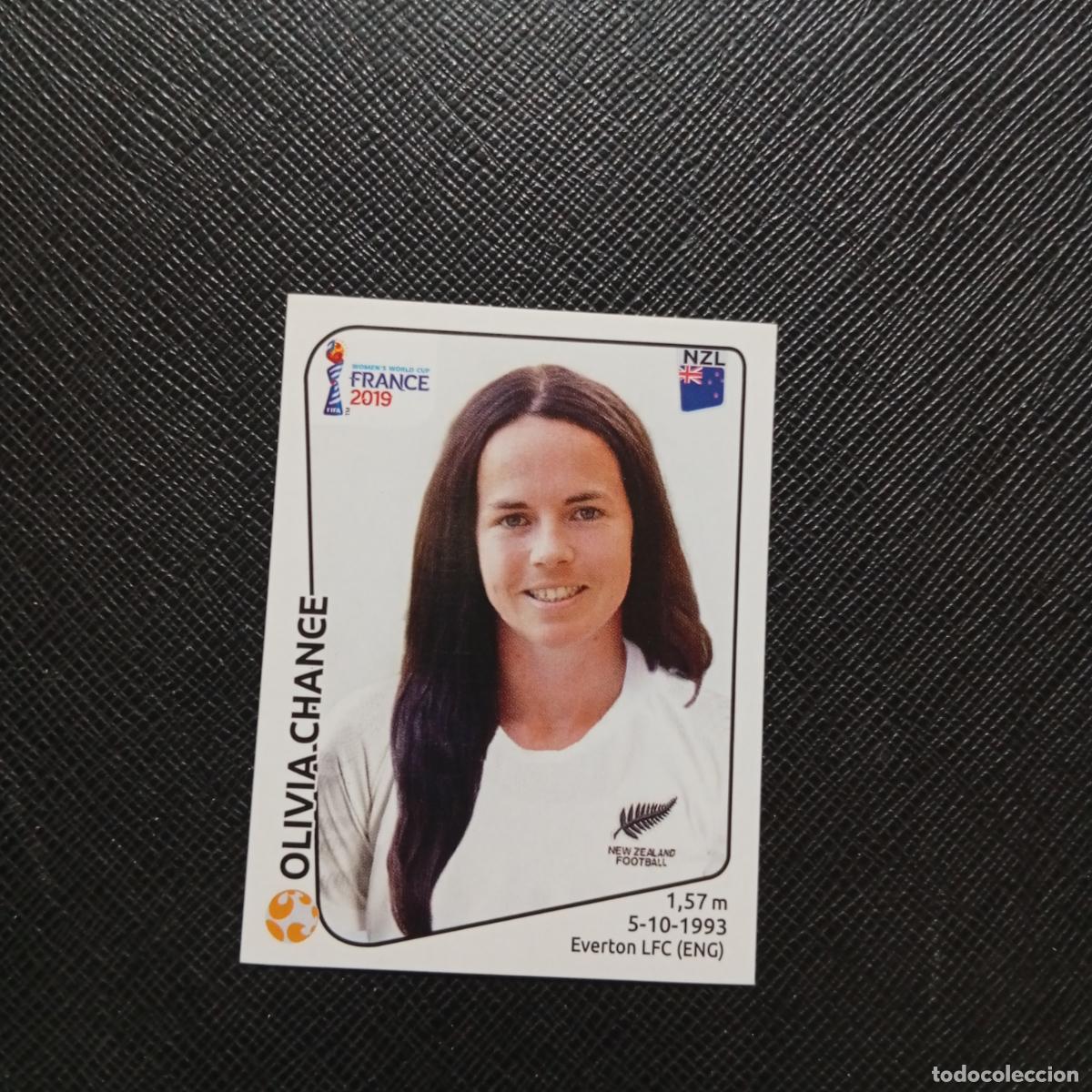 Cromos de F&uacute;tbol: 379 OLIVIA CHANCE NUEVA ZELANDA PANINI FEMENINO WOMEN&acute;S MUNDIAL 2019 FRANCIA 19 SIN PEGAR A74 PG64