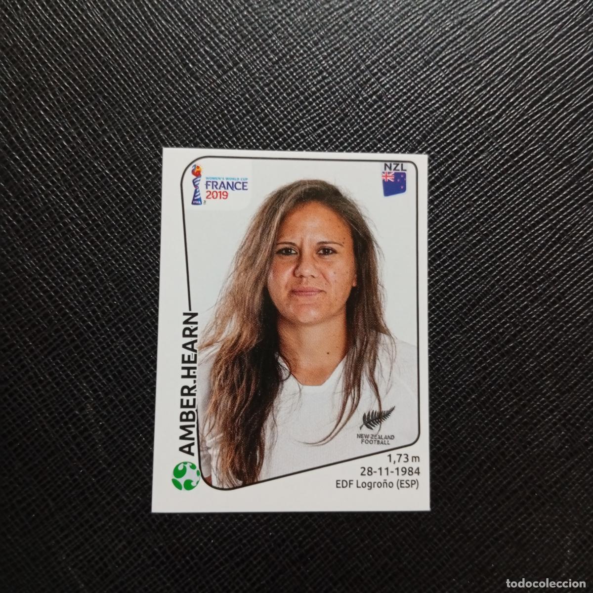 Cromos de F&uacute;tbol: 381 AMBER HEARN NUEVA ZELANDA PANINI FEMENINO WOMEN&acute;S MUNDIAL 2019 FRANCIA 19 SIN PEGAR A74 PG65
