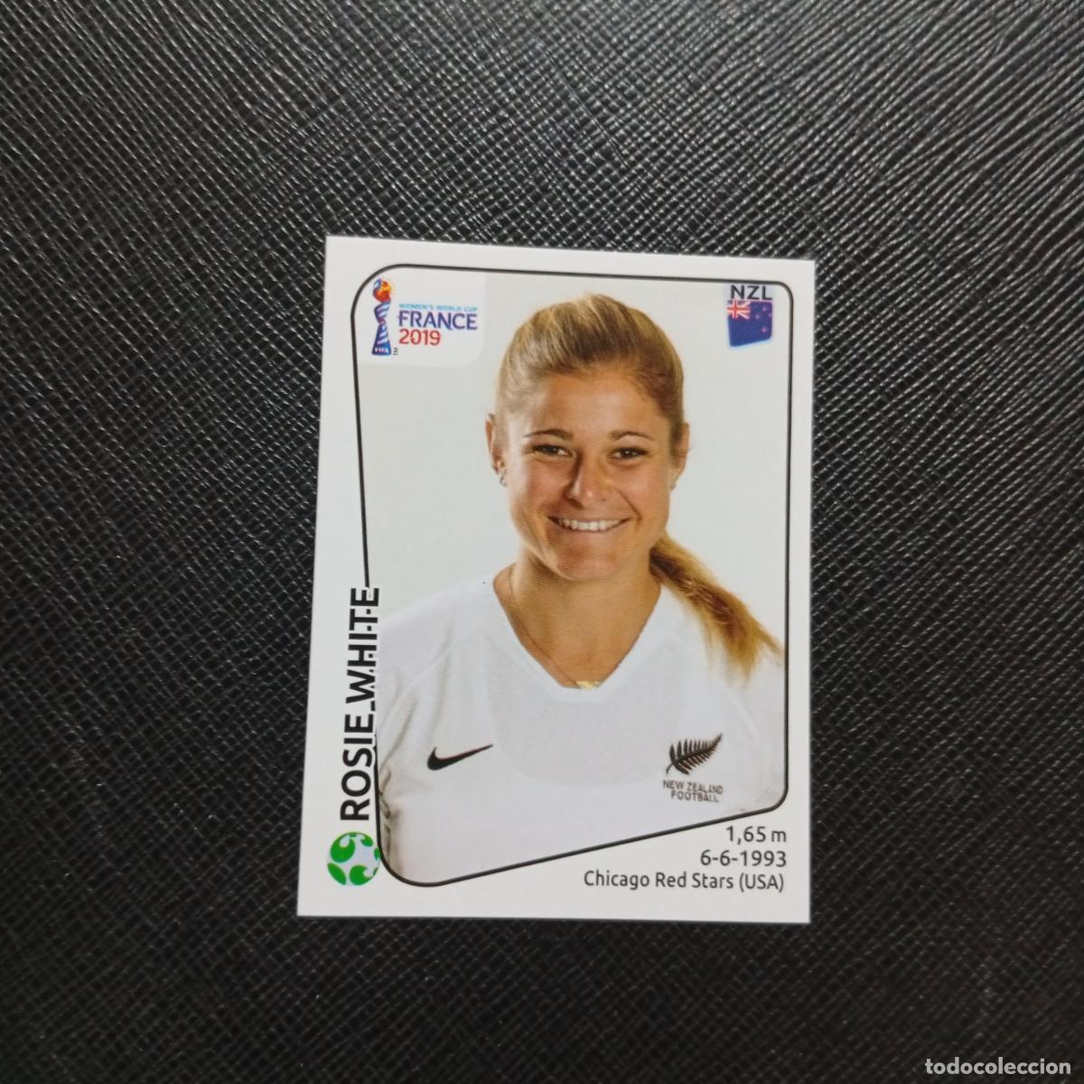 Cromos de F&uacute;tbol: 383 ROSIE WHITE NUEVA ZELANDA PANINI FEMENINO WOMEN&acute;S MUNDIAL 2019 FRANCIA 19 SIN PEGAR A74 PG65