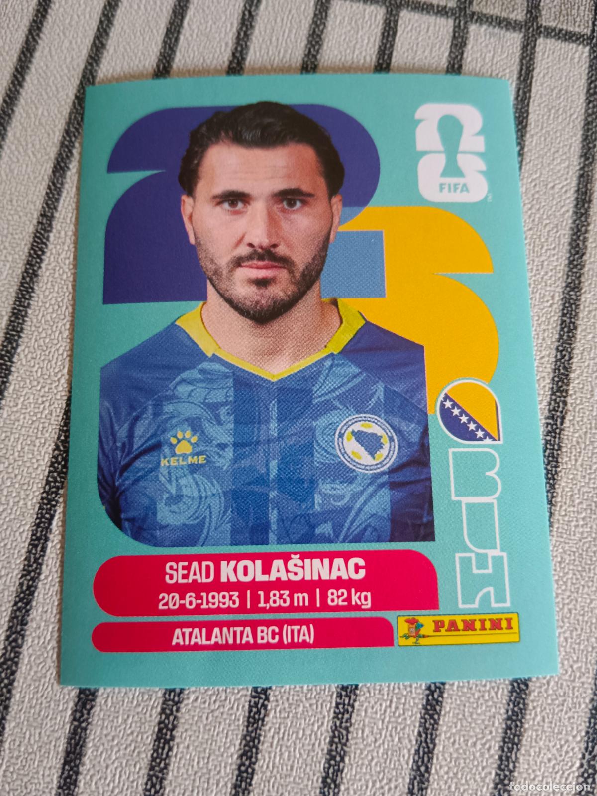 Cromos de F&uacute;tbol: MUNDIAL 2026 ESTADOS UNIDOS USA MEXICO MEJICO CANADA BIH 4 BIH4 SEAD KOLASINAC BOSNIA I HERZEGOVINA