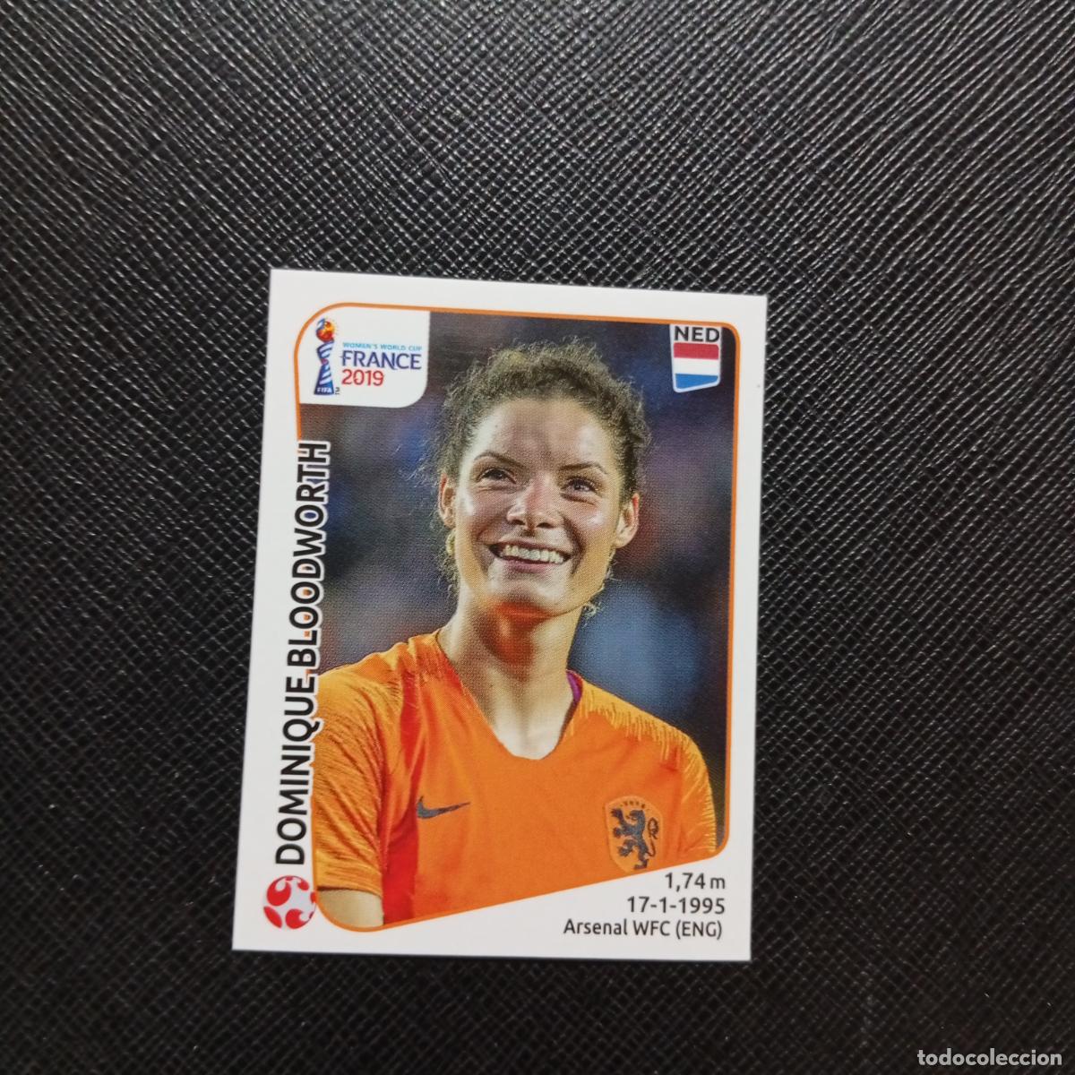 Cromos de F&uacute;tbol: 393 BLOODWORTH HOLANDA PANINI FEMENINO WOMEN&acute;S MUNDIAL 2019 FRANCIA 19 - SIN PEGAR - A74 PG66