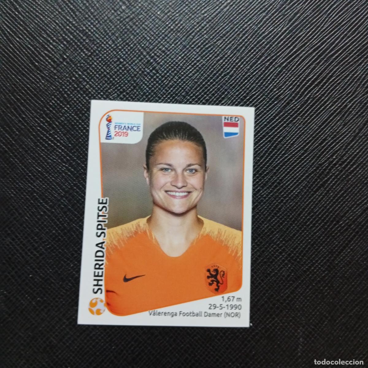 Fu&szlig;ball-Sticker: 394 SHERIDA SPITSE HOLANDA PANINI FEMENINO WOMEN&acute;S MUNDIAL 2019 FRANCIA 19 - SIN PEGAR - A74 PG68