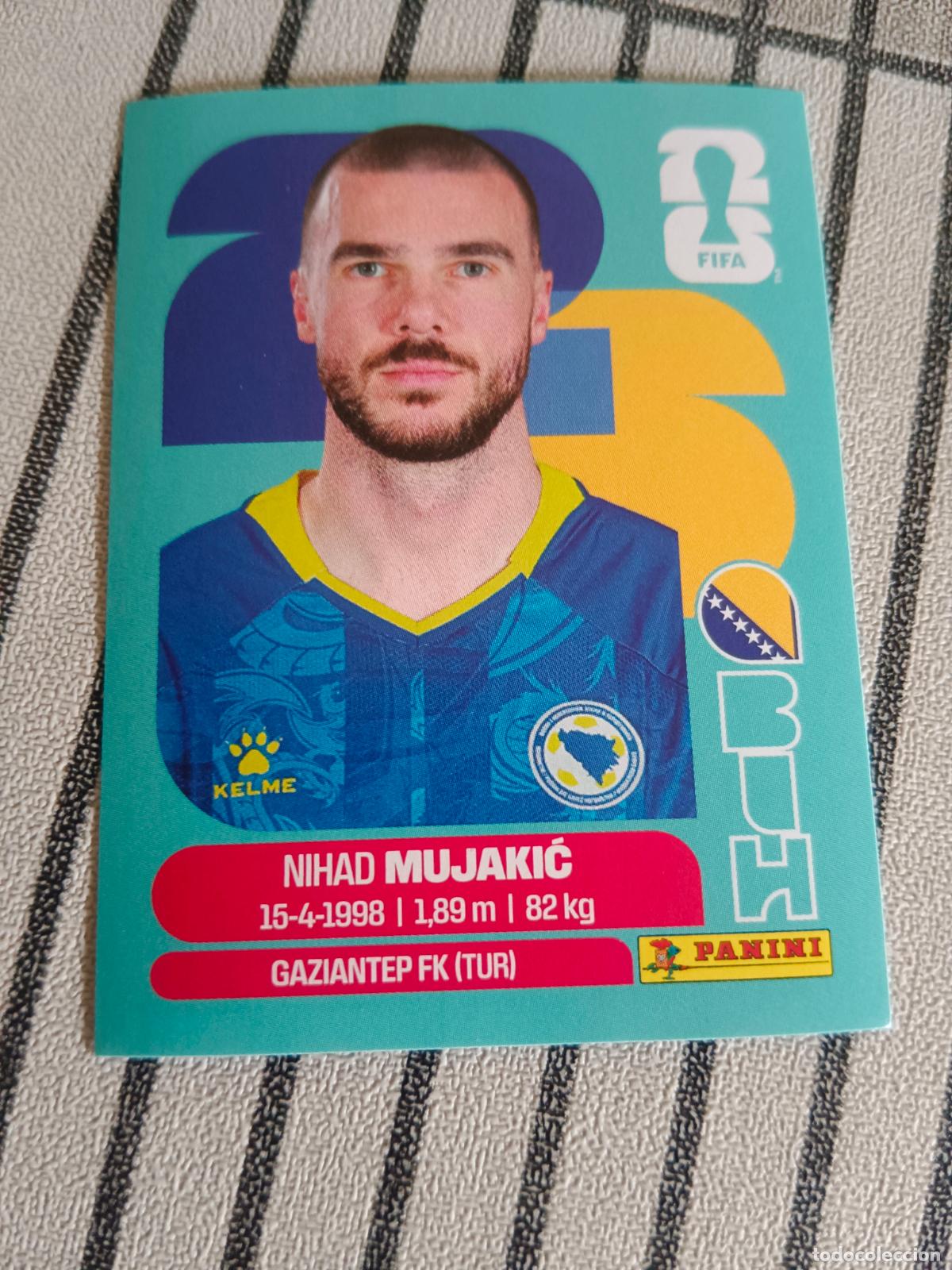 Fu&szlig;ball-Sticker: MUNDIAL 2026 ESTADOS UNIDOS USA MEXICO MEJICO CANADA BIH 6 BIH6 NIHAD MUJAKIC BOSNIA I HERZEGOVINA