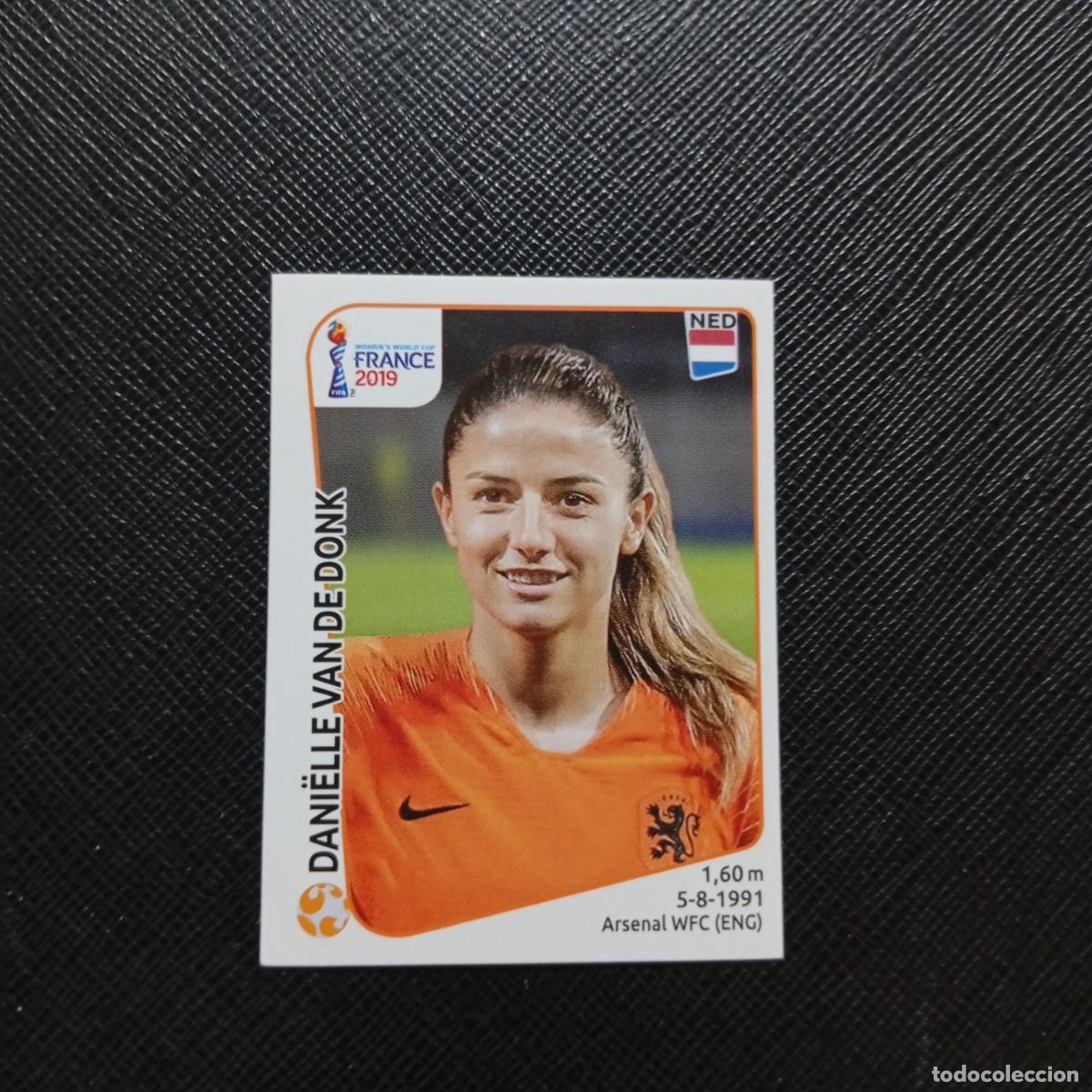 Fu&szlig;ball-Sticker: 396 VAN DE DONK HOLANDA PANINI FEMENINO WOMEN&acute;S MUNDIAL 2019 FRANCIA 19 - SIN PEGAR - A74 PG68