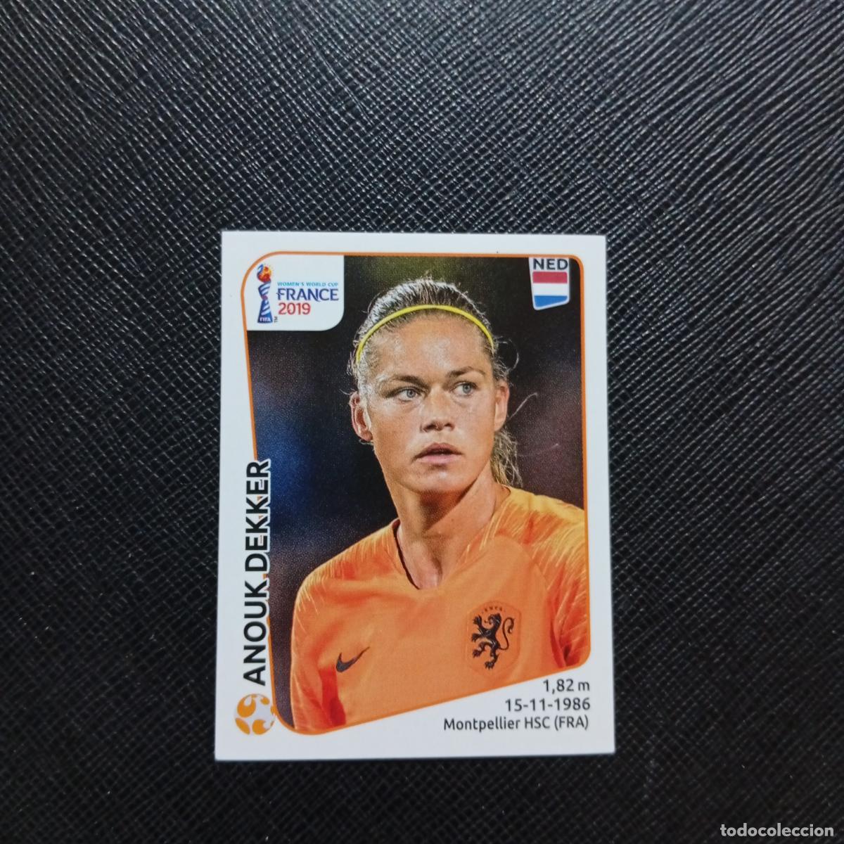 Fu&szlig;ball-Sticker: 397 ANOUK DEKKER HOLANDA PANINI FEMENINO WOMEN&acute;S MUNDIAL 2019 FRANCIA 19 - SIN PEGAR - A74 PG68