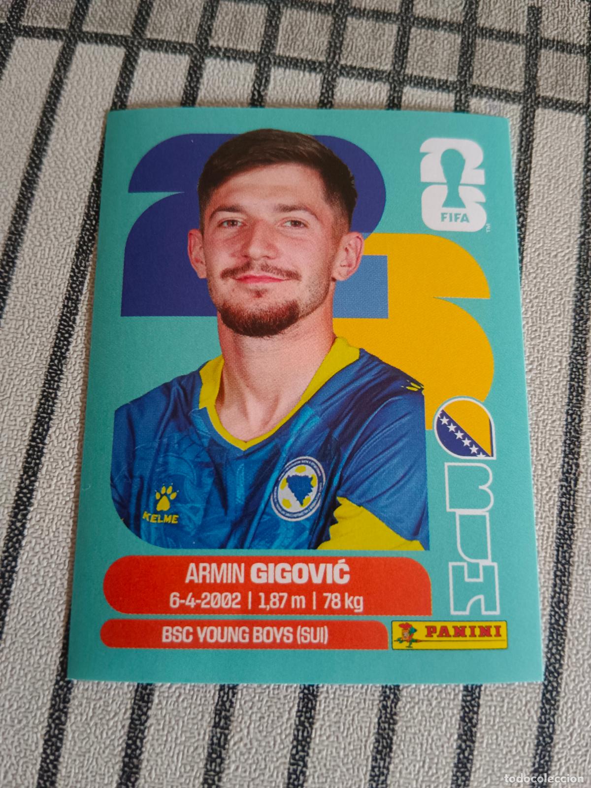 Cromos de Futebol: MUNDIAL 2026 ESTADOS UNIDOS USA MEXICO MEJICO CANADA BIH 10 BIH10 ARMIN GIGOVIC BOSNIA I HERZEGOVINA