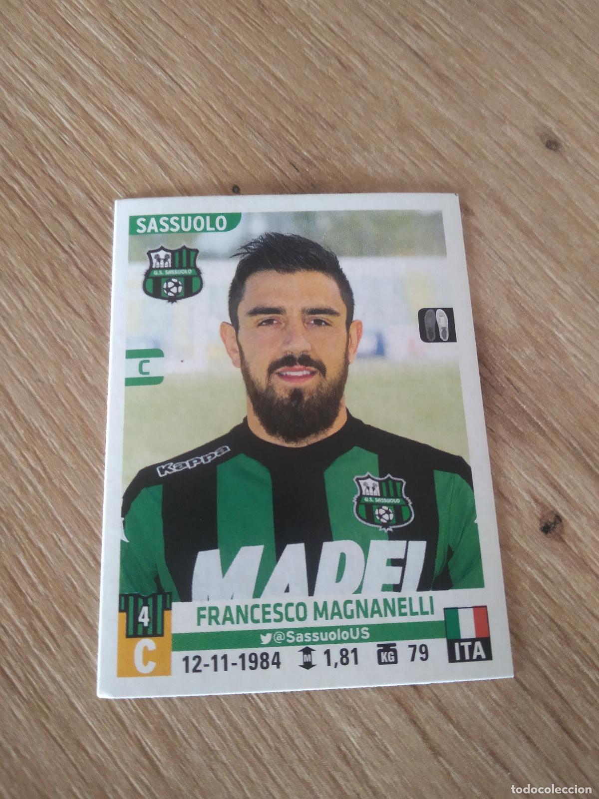 Cromos de Futebol: 514 MAGNANELLI SASSUOLO CROMO FUTBOL PANINI LIGA ITALIA 15-16 CALCIATORI 2015-2016