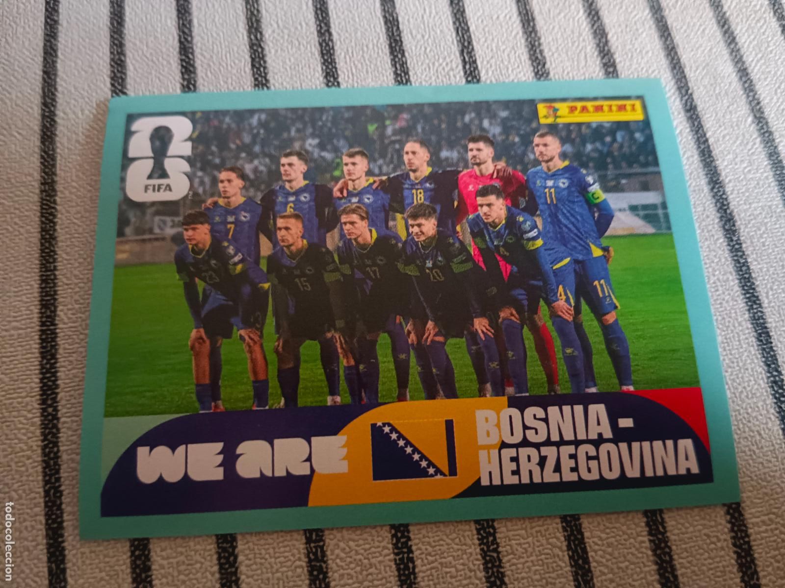 Cromos de Futebol: MUNDIAL 2026 ESTADOS UNIDOS USA MEXICO MEJICO CANADA BIH 13 BIH13 ALINEACION BOSNIA I HERZEGOVINA