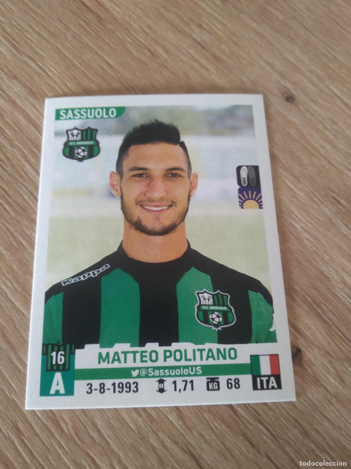 Cromos de Futebol: 518 MATTEO POLITANO SASSUOLO CROMO FUTBOL PANINI LIGA ITALIA 15-16 CALCIATORI 2015-2016