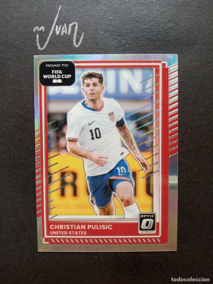 Cromos de Futebol: 25 PRIZM HOLO PULISIC UNITED STATES MILAN ⚽ PANINI &reg; DONRUSS ROAD FIFA WORLD CUP 2026 MUNDIAL 25 26
