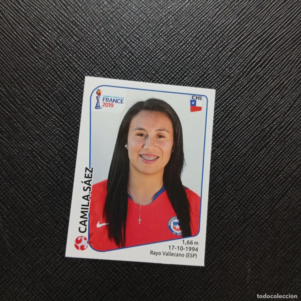 Cromos de F&uacute;tbol: 446 CAMILA SAEZ CHILE PANINI FEMENINO WOMEN&acute;S MUNDIAL 2019 FRANCIA 19 - SIN PEGAR - A74 PG72