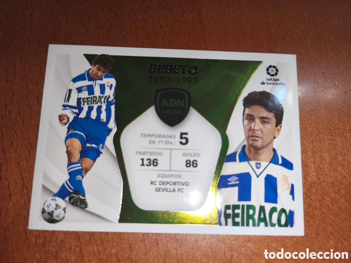 Fu&szlig;ball-Sticker: ADN La liga n&deg;2 Bebeto liga este 21/22 Deportivo de la Coru&ntilde;a