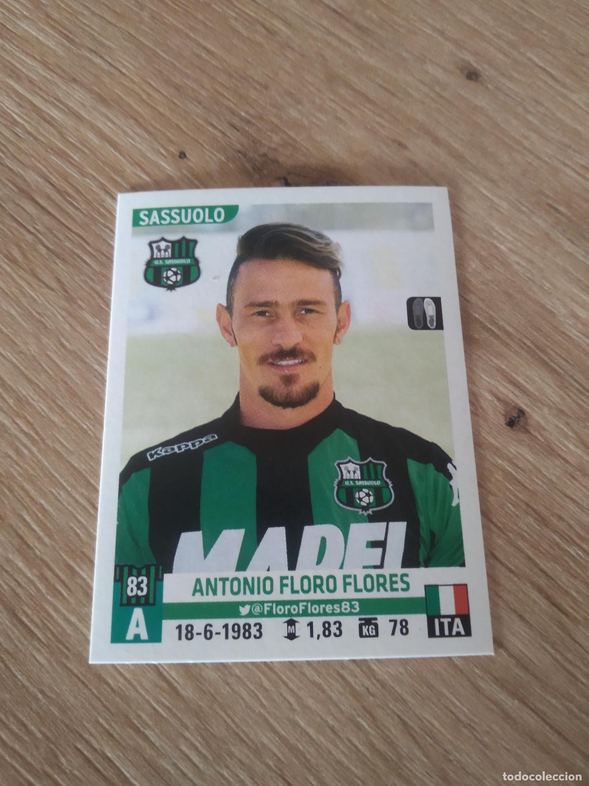 Cromos de Futebol: 524 ANTONIO FLORO FLORES SASSUOLO CROMO FUTBOL PANINI LIGA ITALIA 15-16 CALCIATORI 2015-2016