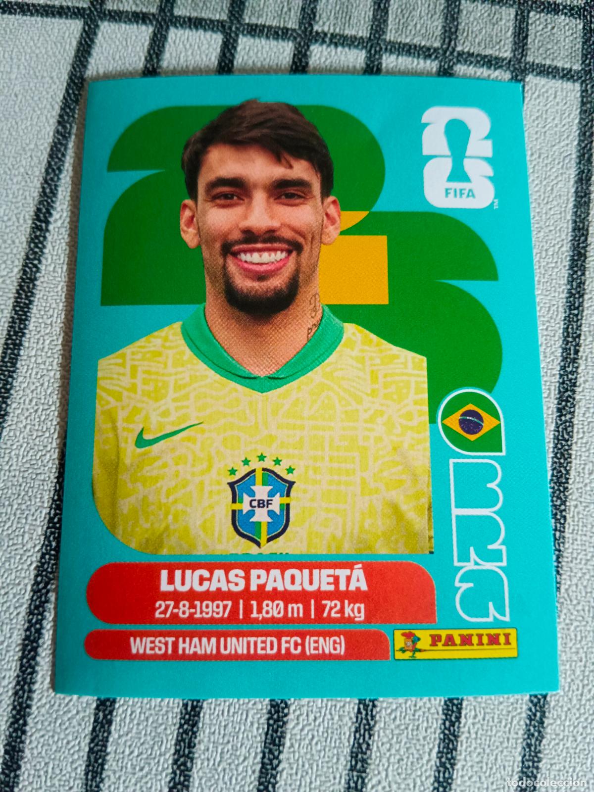 Cromos de Futebol: MUNDIAL 2026 ESTADOS UNIDOS USA MEXICO MEJICO CANADA BRA 9 BRA9 LUCAS PAQUETA BRASIL FIFA WORLD