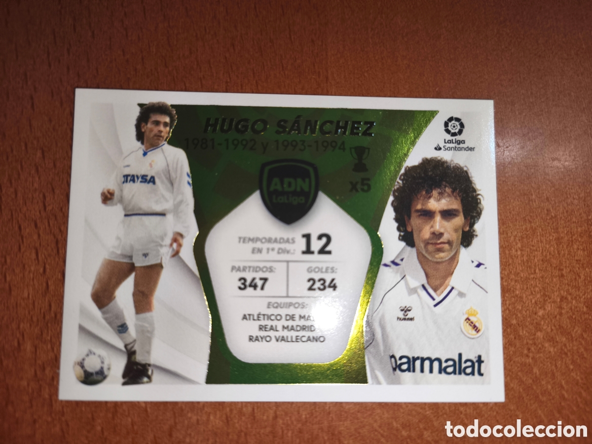 Cromos de Futebol: ADN La liga n&deg;13 Hugo S&aacute;nchez liga este 21/22 Real Madrid