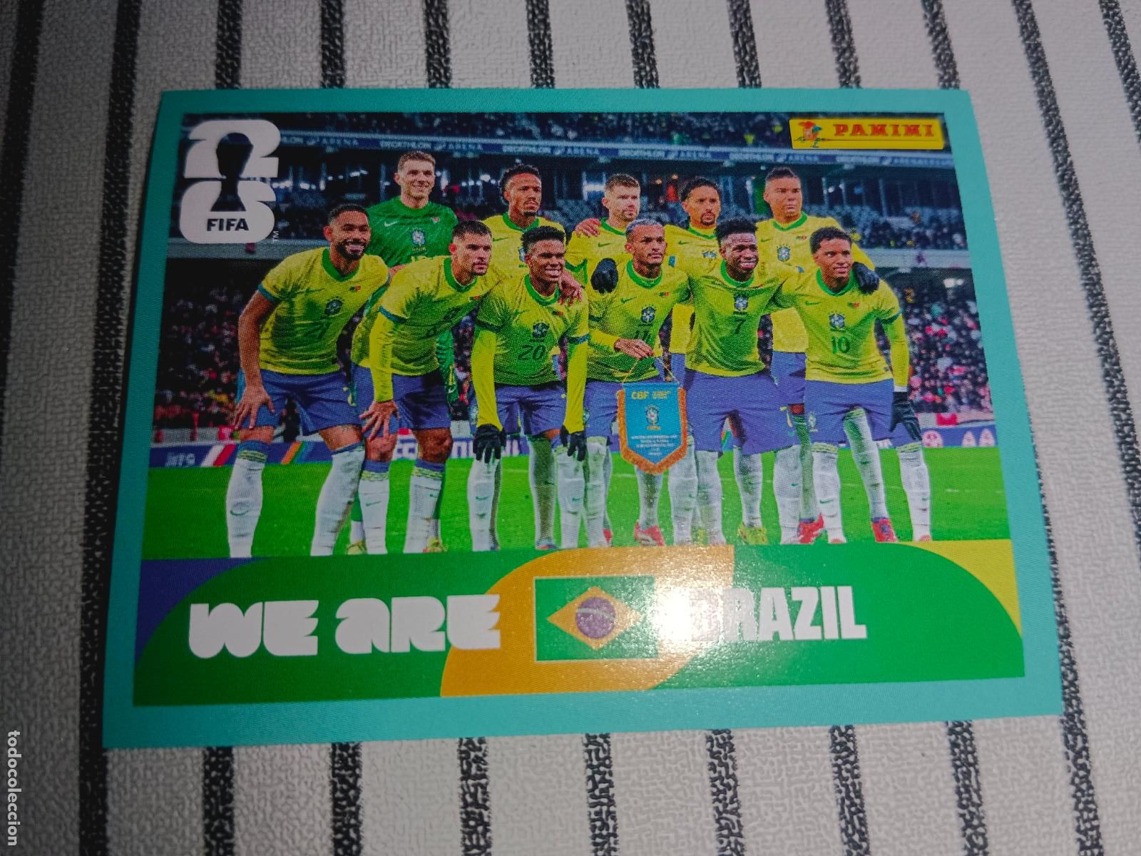 Cromos de Futebol: MUNDIAL 2026 ESTADOS UNIDOS USA MEXICO MEJICO CANADA BRA 13 BRA13 ALINEACION BRASIL FIFA WORLD