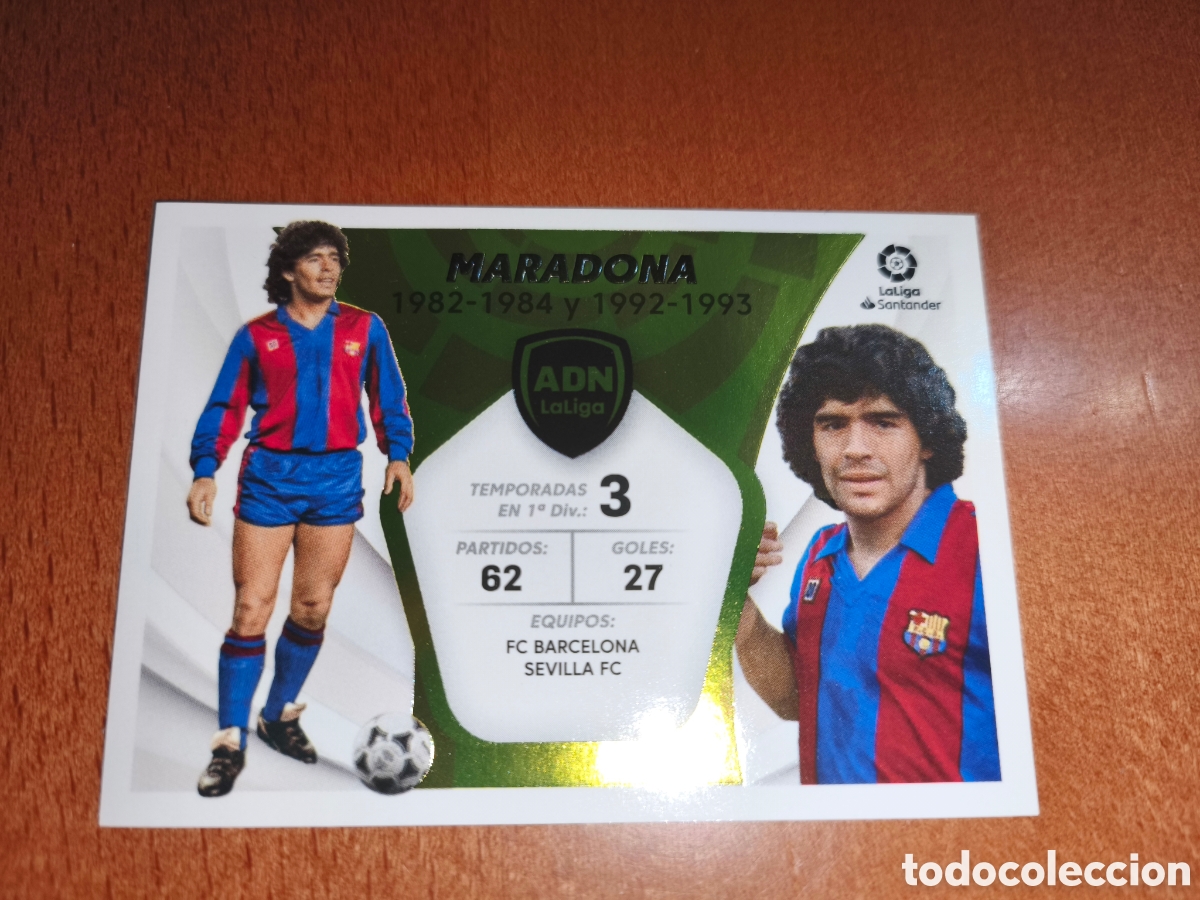 Figurine di Calcio: ADN La liga n&deg;19 Maradona liga este 21/22 Barcelona