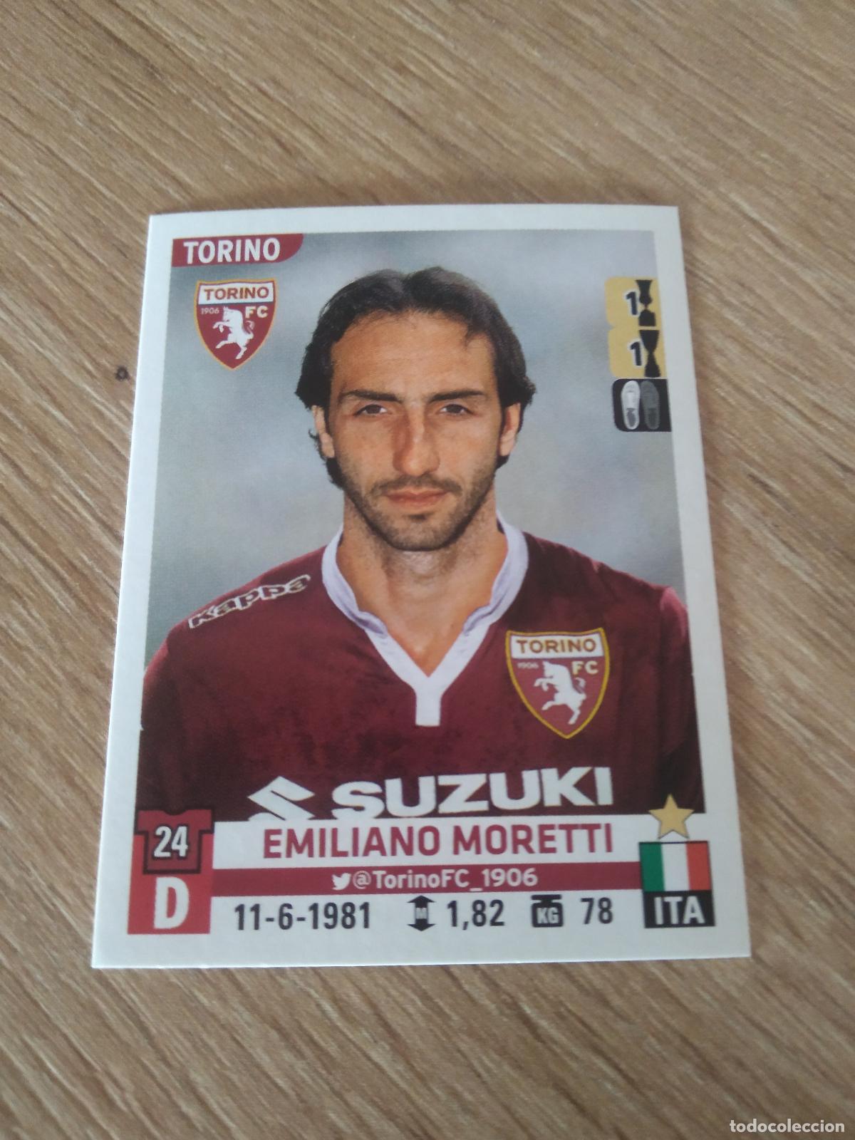 Fu&szlig;ball-Sticker: 535 EMILIANO MORETTI TORINO CROMO FUTBOL PANINI LIGA ITALIA 15-16 CALCIATORI 2015-2016