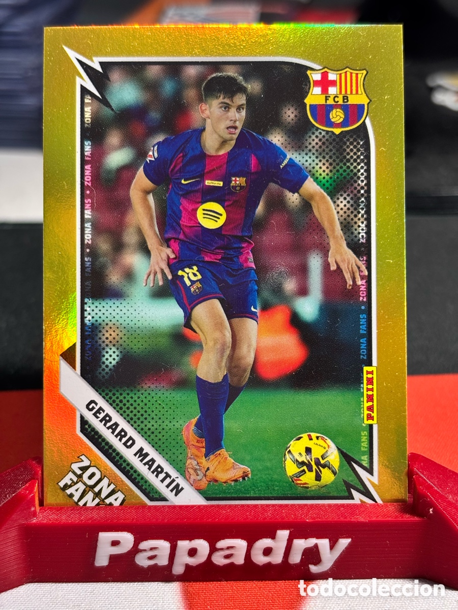 Fu&szlig;ball-Sticker: 2025-26 Panini Club Fc Barcelona Zona Fans Gerard Martin Kromix Gold