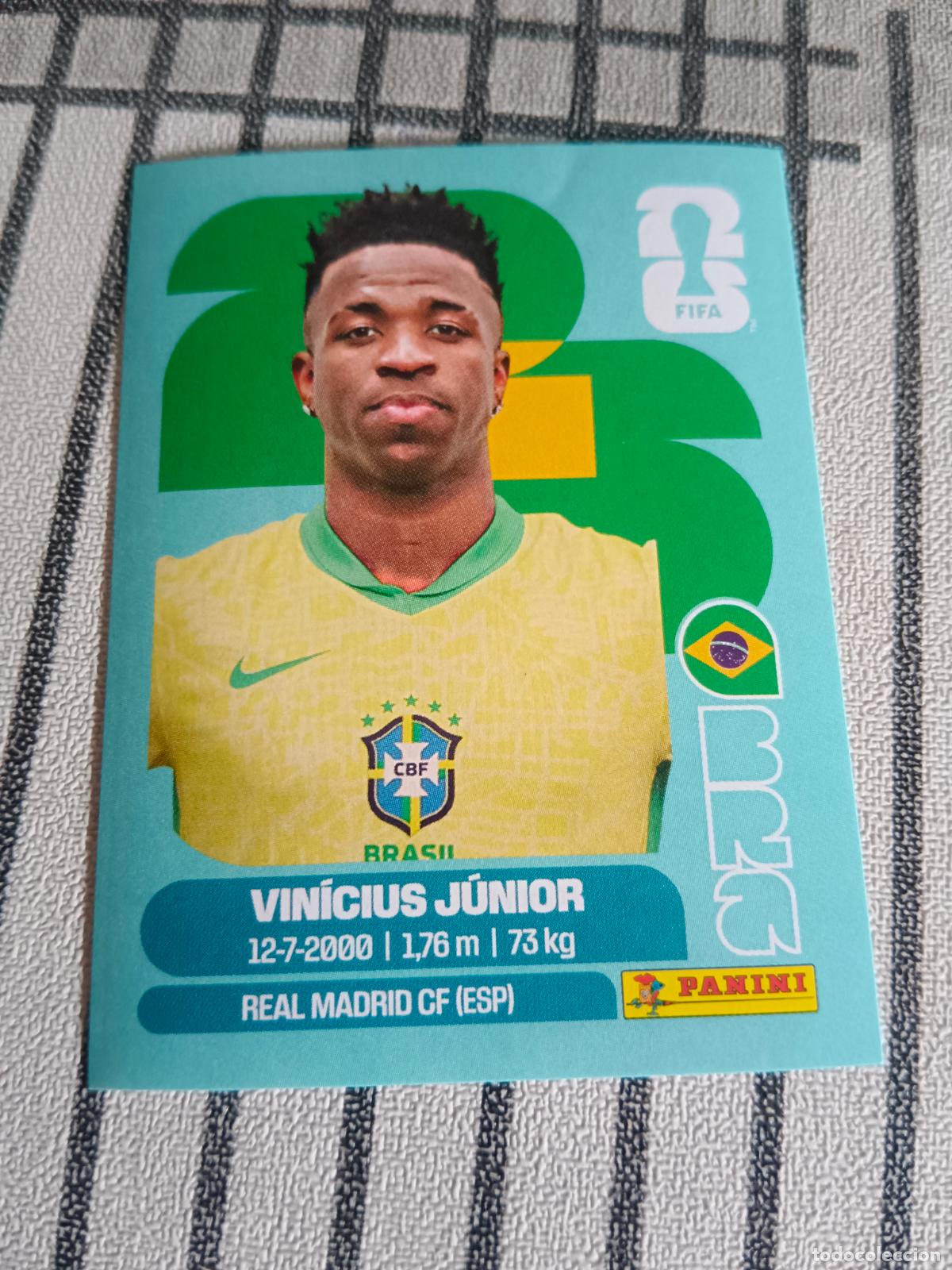 Fu&szlig;ball-Sticker: MUNDIAL 2026 ESTADOS UNIDOS USA MEXICO MEJICO CANADA BRA 14 BRA14 VINICIUS BRASIL FIFA WORLD