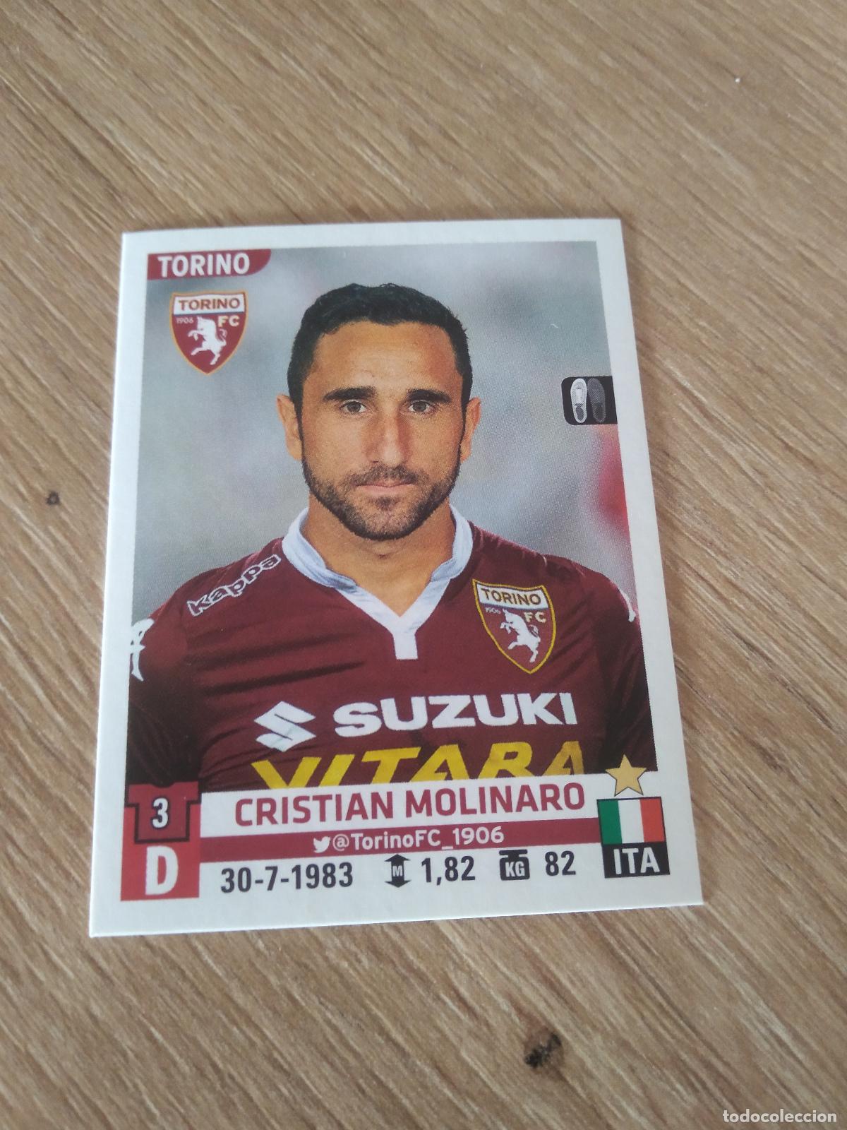 Fu&szlig;ball-Sticker: 538 CRISTIAN MOLINARO TORINO CROMO FUTBOL PANINI LIGA ITALIA 15-16 CALCIATORI 2015-2016