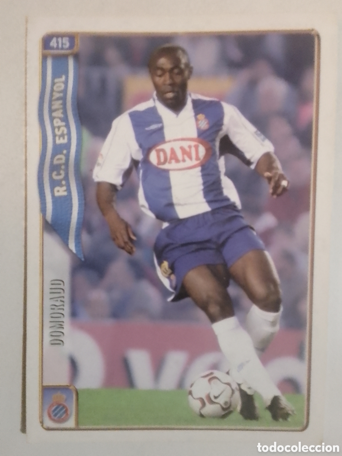 Fu&szlig;ball-Sticker: Mundicromo 2095 n&deg; 415 Domoraud &bull; Espanyol.