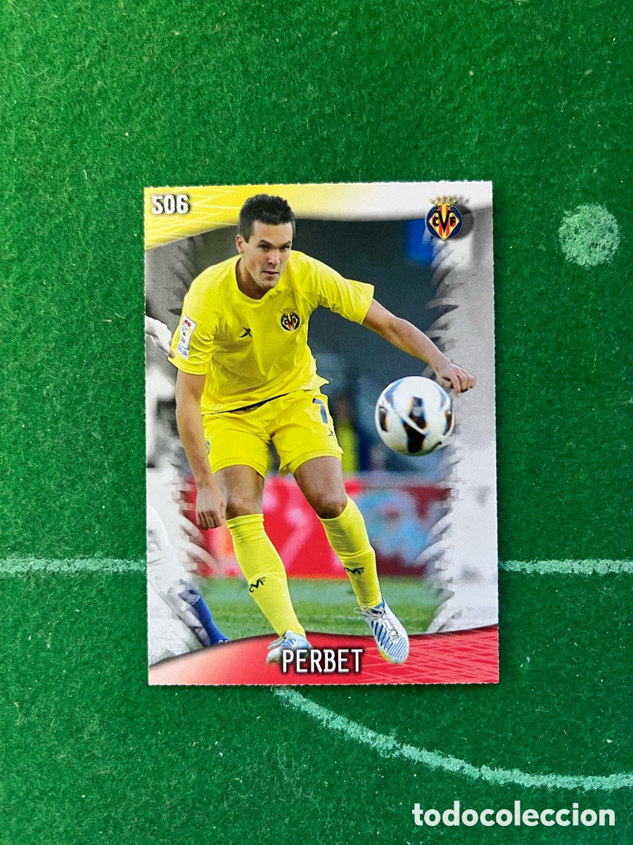 Football Stickers: 506 PERBET VILLARREAL LAS FICHAS DE LA LIGA 2013 2014 MUNDICROMO