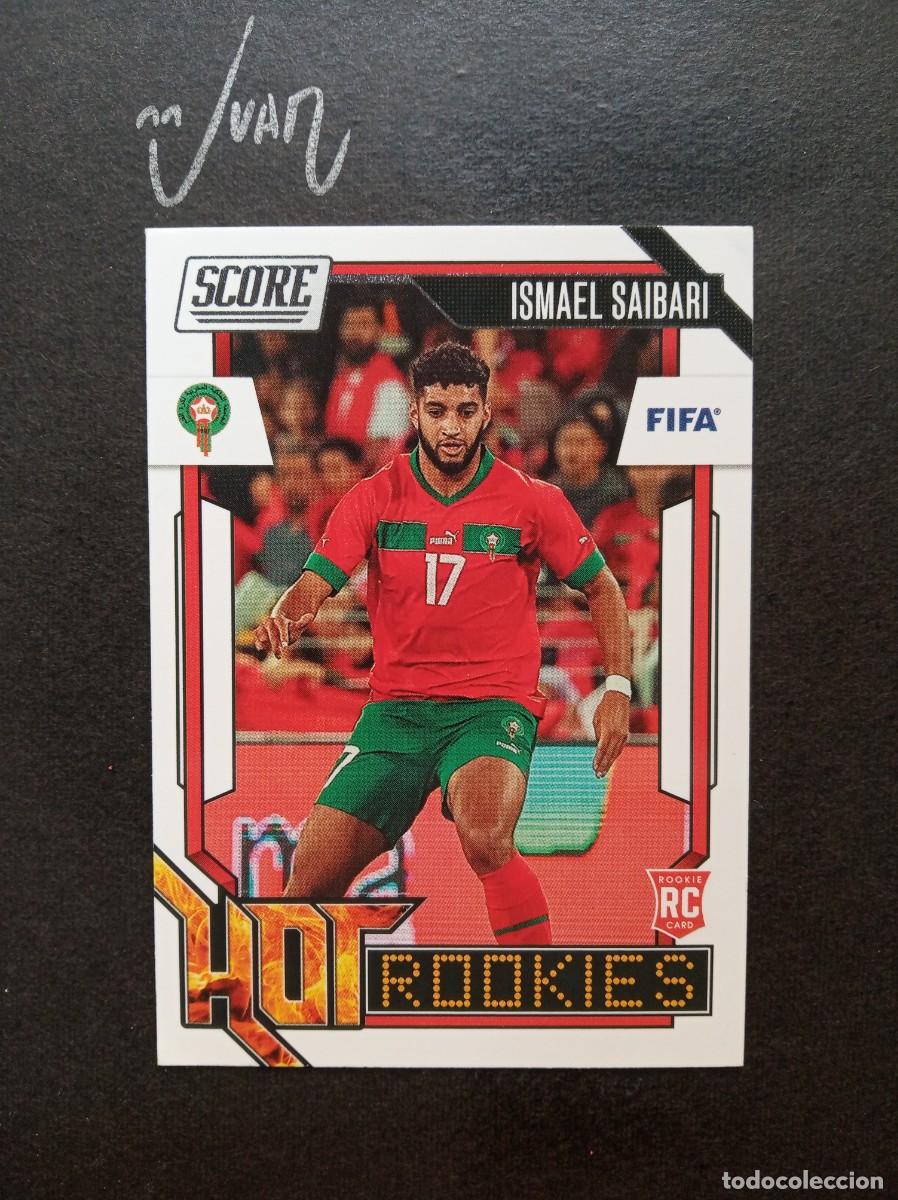 Football Stickers: N&ordm; 5 HOT ROOKIE SAIBARI MARRUECOS BAYERN MUNICH MUNDIAL 2026 ⚽ PANINI &reg; SCORE FIFA 2023 2024 23 24