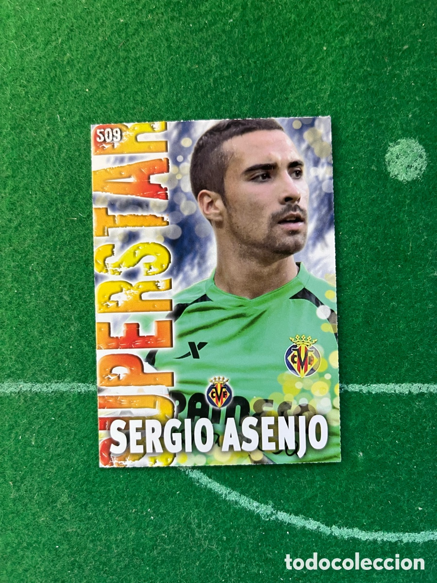 Football Stickers: 509 SERGIO ASENJO VILLARREAL LAS FICHAS DE LA LIGA 2013 2014 MUNDICROMO SUPERSTAR