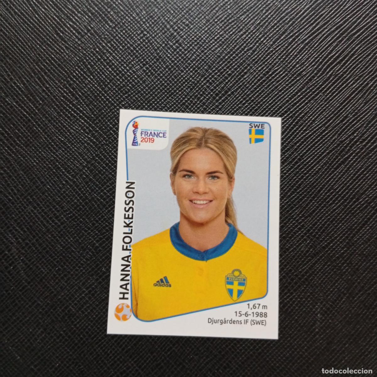 Football Stickers: 474 AHNNA FOLKESSON SUECIA PANINI FEMENINO WOMEN&acute;S MUNDIAL 2019 FRANCIA 19 - SIN PEGAR - A74 PG73