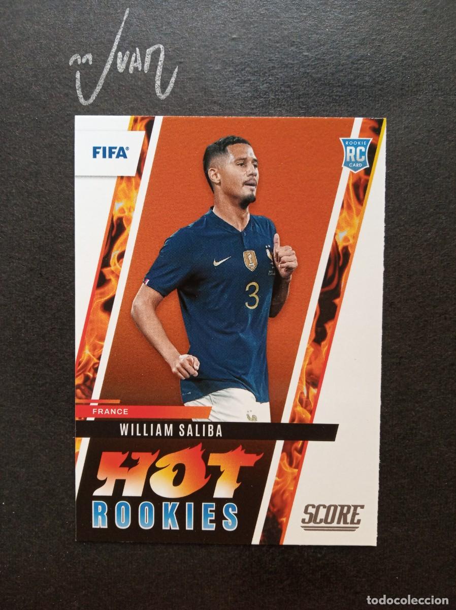 Cromos de Futebol: 9 HOT ROOKIE WILLIAM SALIBA FRANCIA ARSENAL MUNDIAL 2026 ⚽ PANINI &reg; SCORE FIFA 2022 2023 22 23 NUEVO