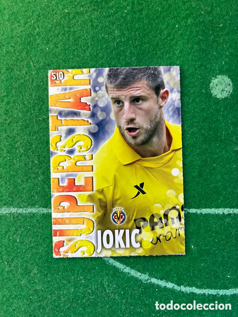 Figurine di Calcio: 510 JOKIC VILLARREAL LAS FICHAS DE LA LIGA 2013 2014 MUNDICROMO SUPERSTAR