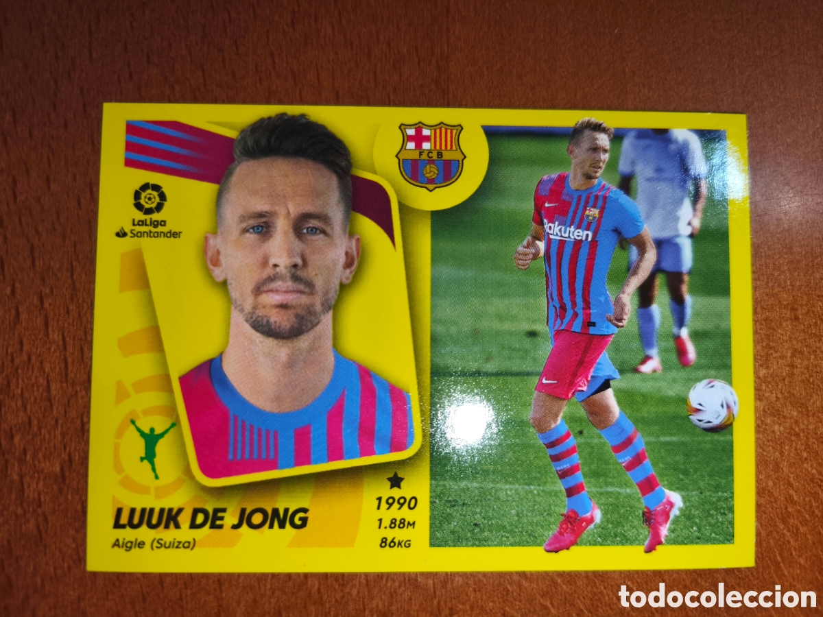 Cromos de F&uacute;tbol: Luuk De Jong fichaje n&deg;61 liga este 21/22 Barcelona