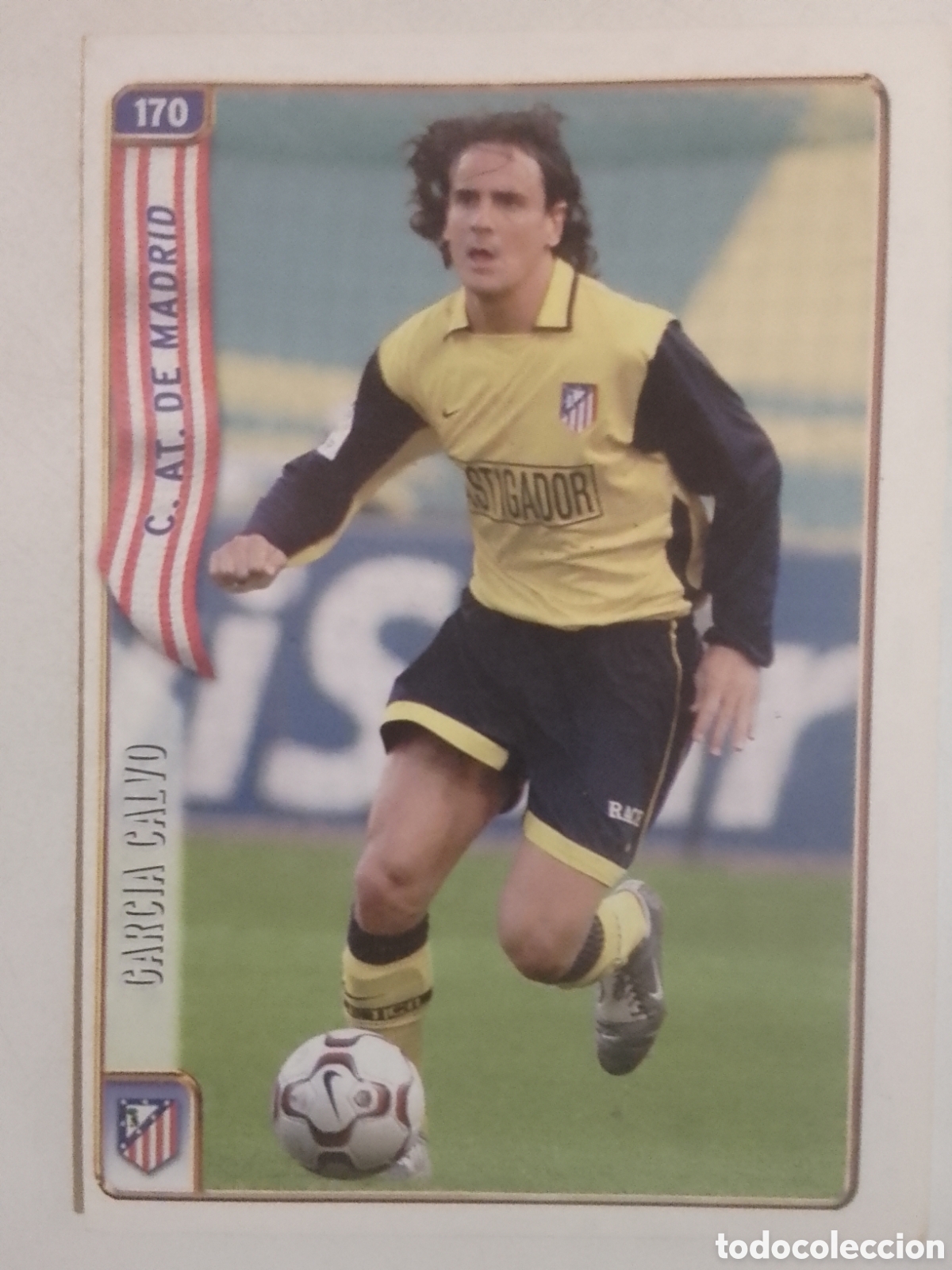Cromos de F&uacute;tbol: Mundicromo 2005 n&deg; 170 Garc&iacute;a Calvo &bull; Atl&eacute;tico de Madrid.