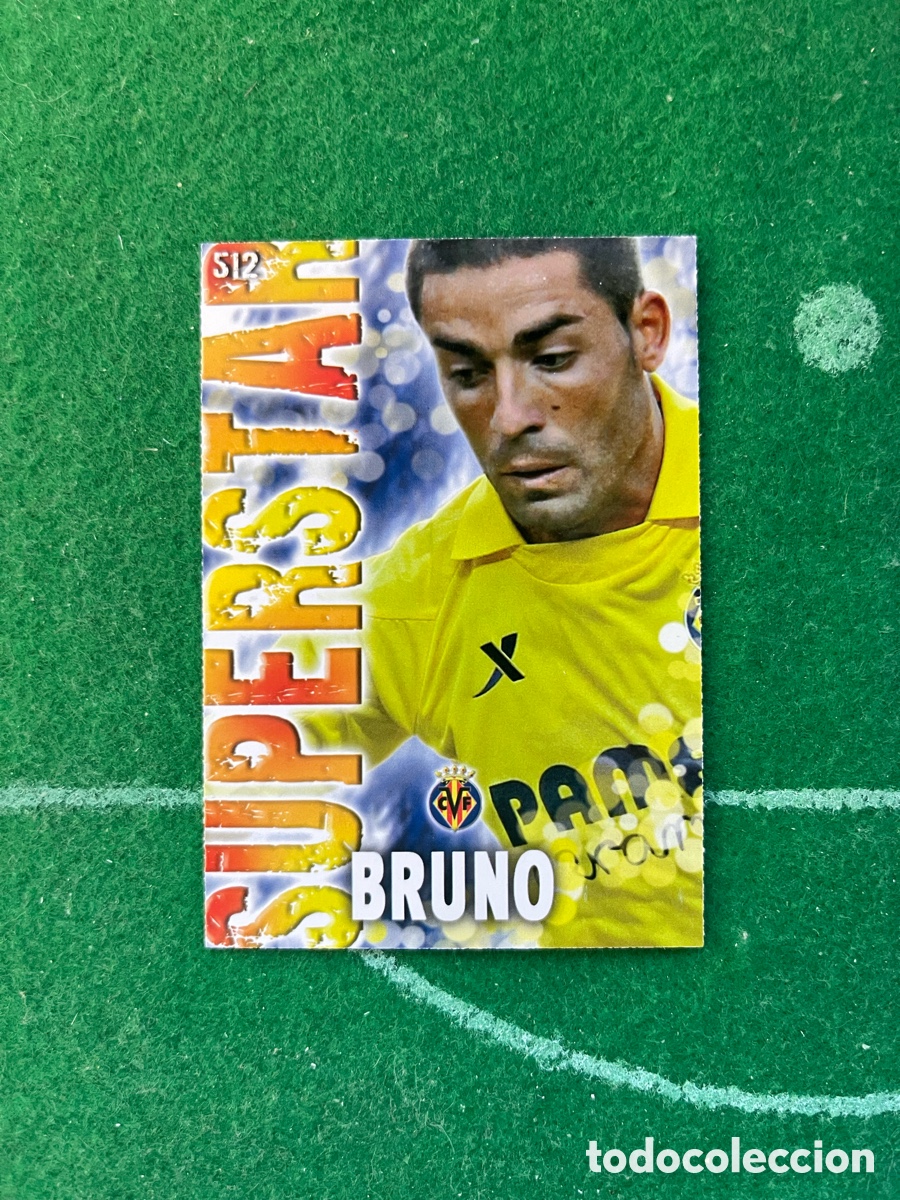 Cromos de F&uacute;tbol: 512 BRUNO VILLARREAL LAS FICHAS DE LA LIGA 2013 2014 MUNDICROMO SUPERSTAR
