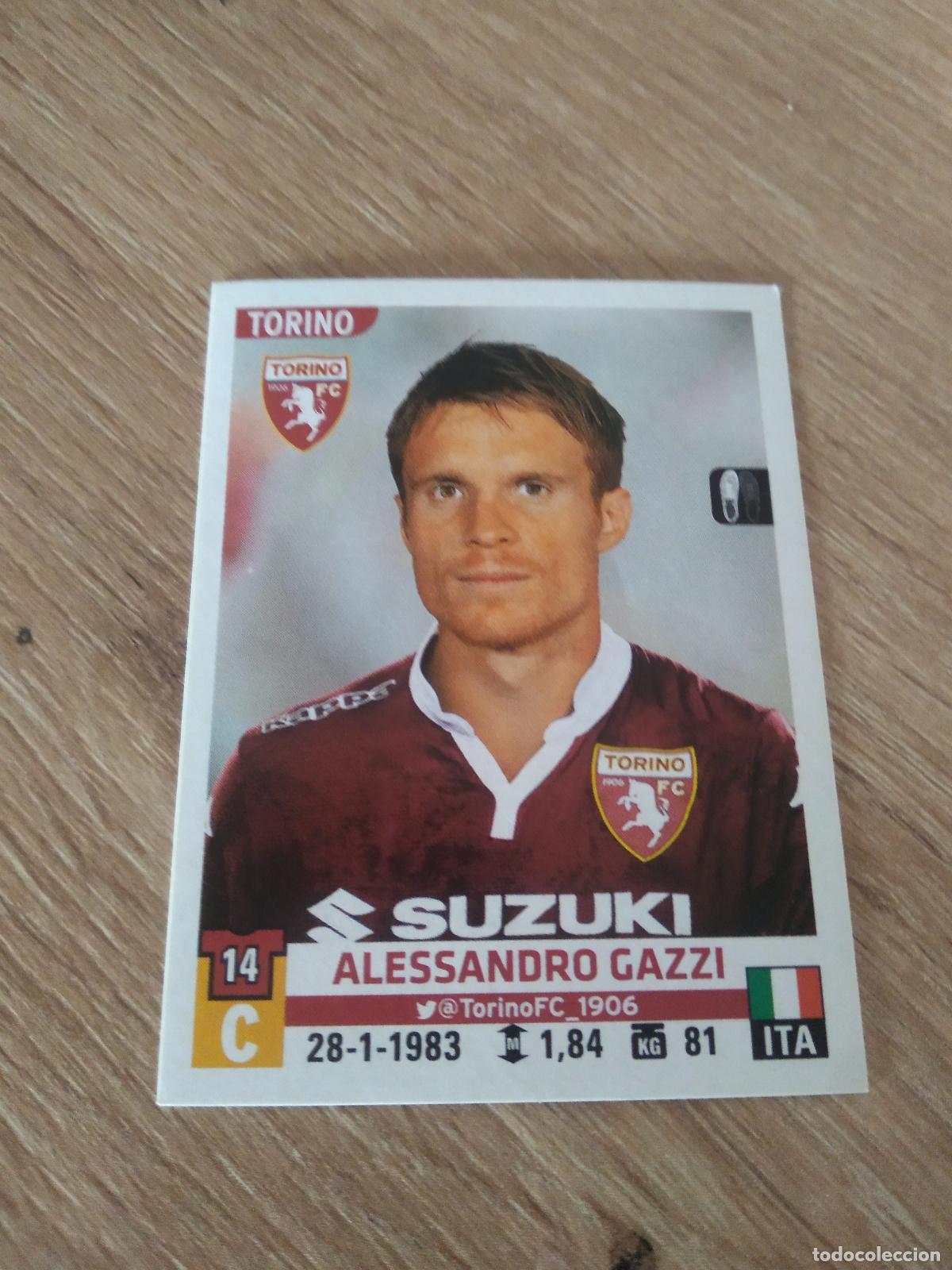 Cromos de F&uacute;tbol: 545 ALESSANDRO GAZZI TORINO CROMO FUTBOL PANINI LIGA ITALIA 15-16 CALCIATORI 2015-2016