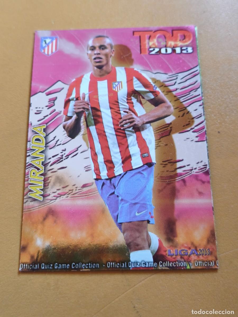 Cromos de F&uacute;tbol: miranda, liga 2013 top, mundicromo