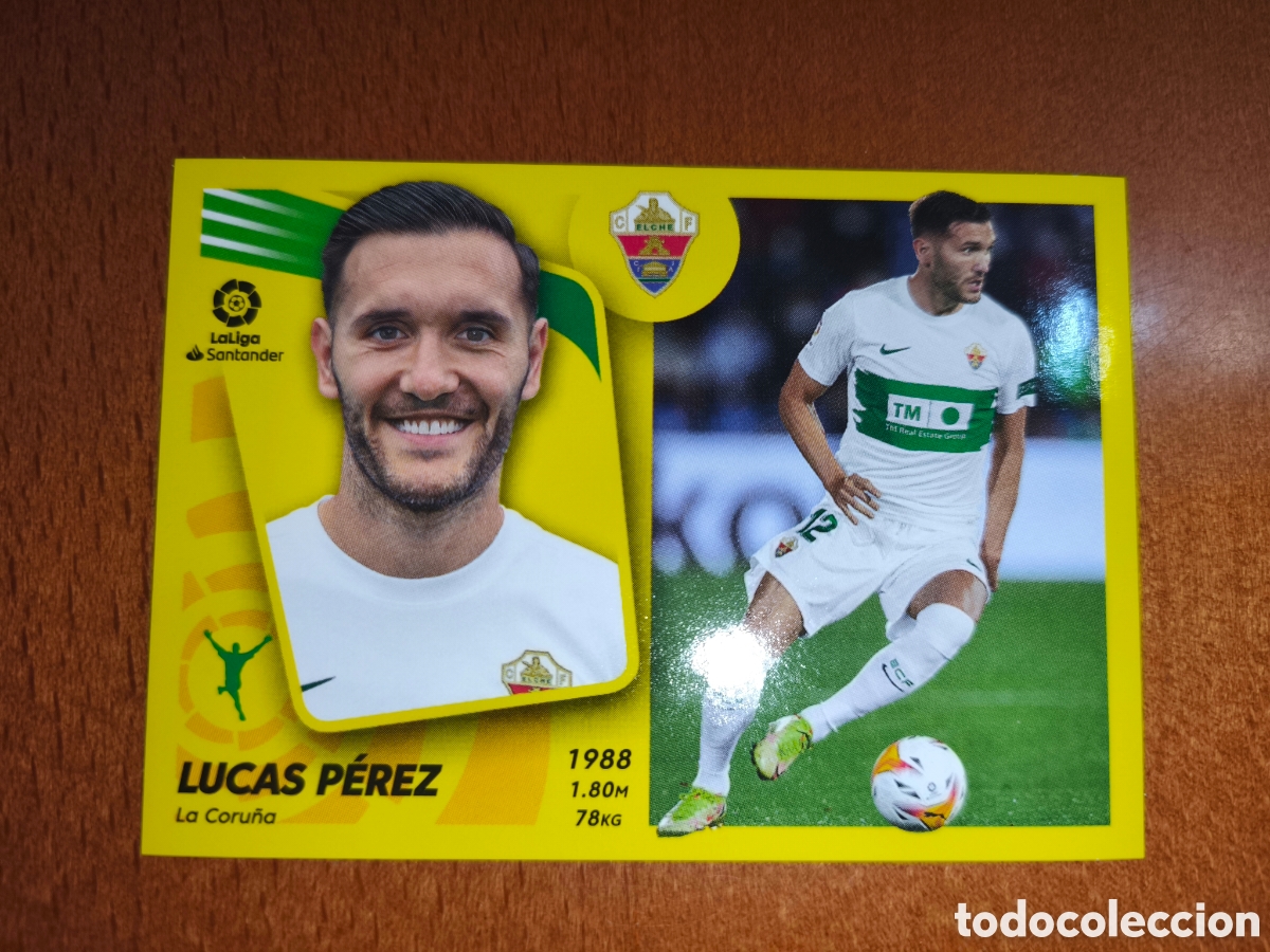 Cromos de F&uacute;tbol: Lucas P&eacute;rez fichaje n&deg;56 liga este 21/22 Elche